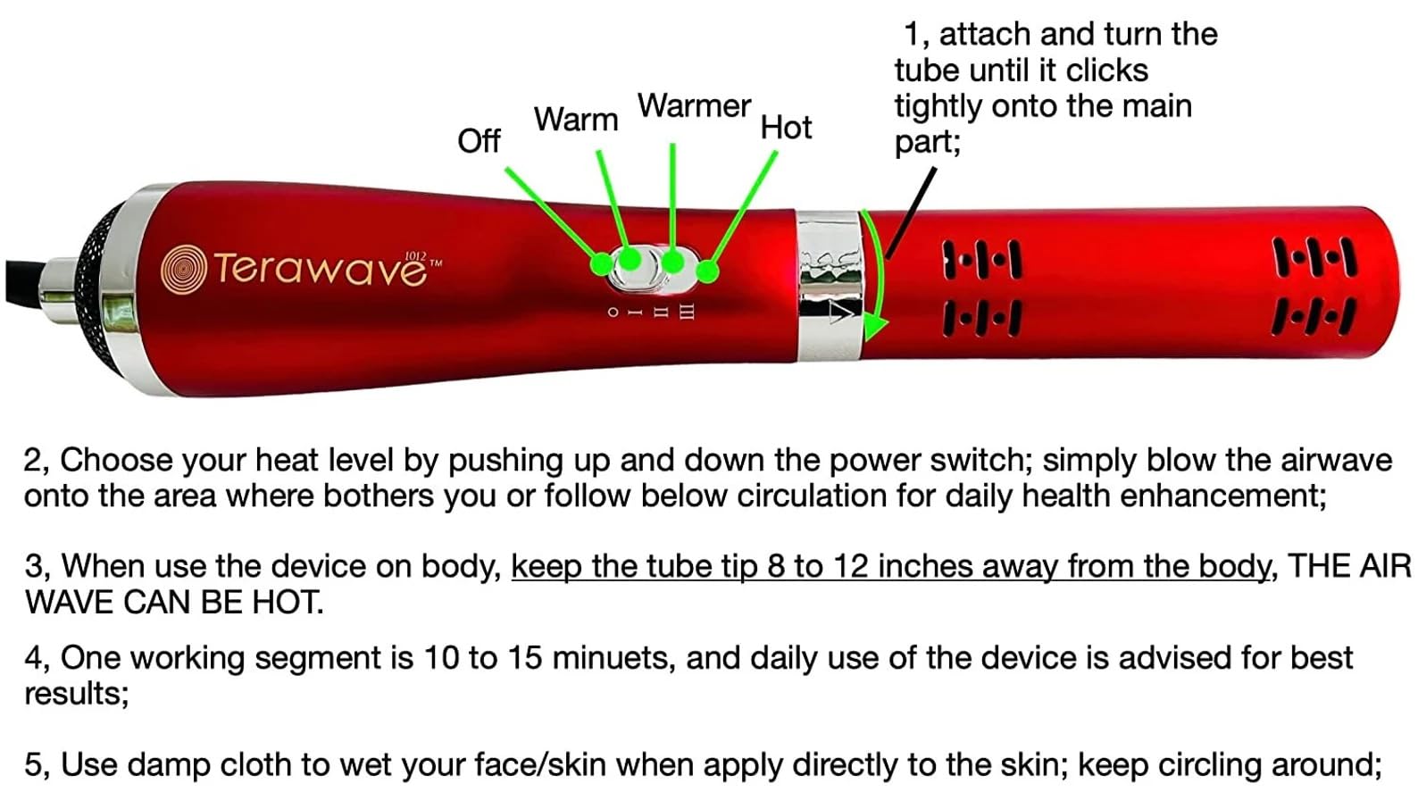 Terawave Terahertz (THZ) Quantum Wellness/Body/Water Enhancement Wand