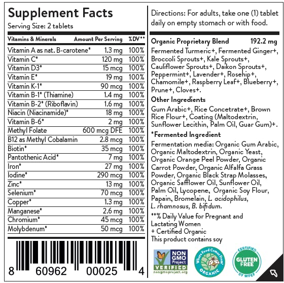 Movita Prenatal Multivitamin - During Pregnancy & Breastfeeding, (Refill Pouch)