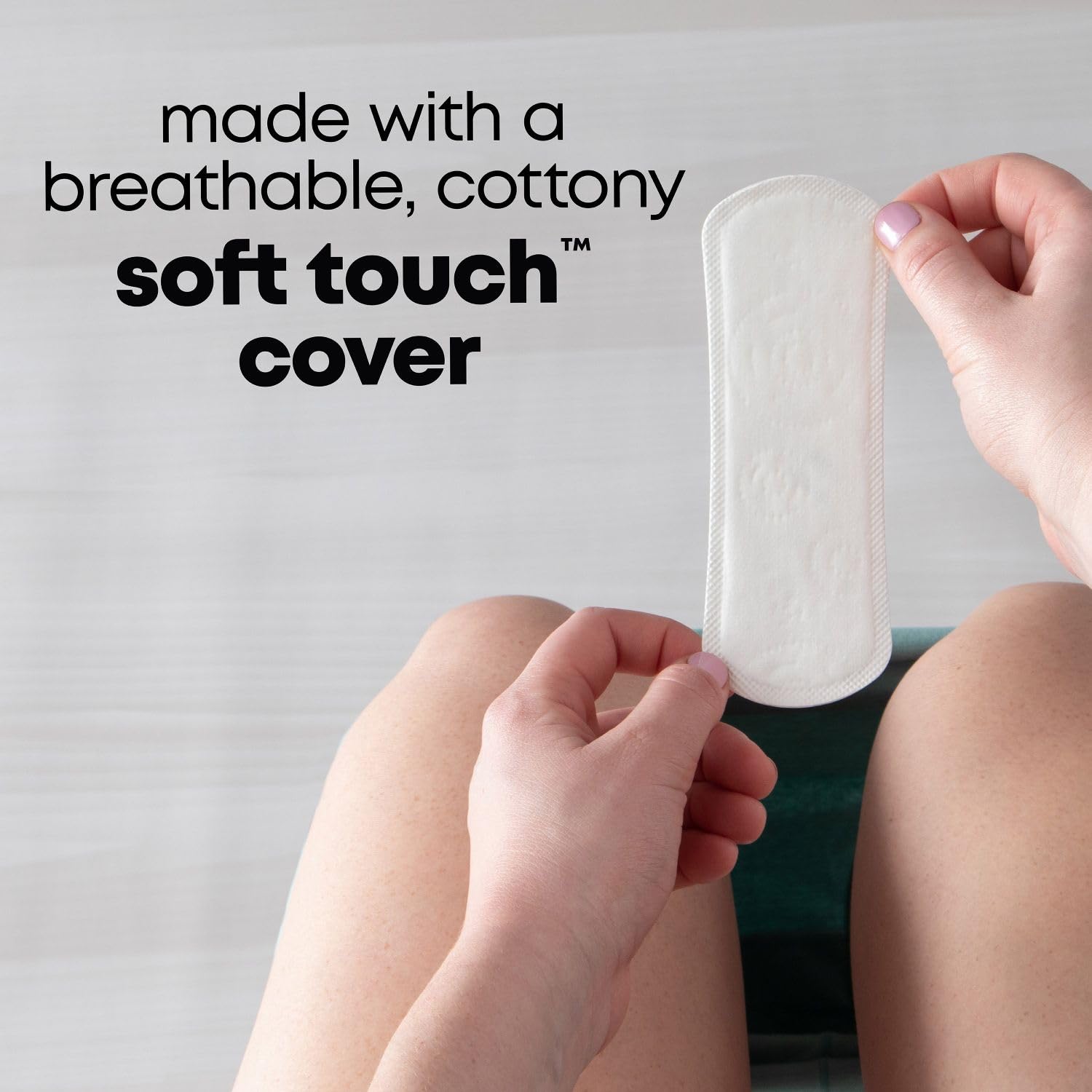 U by Kotex Clean & Secure Panty Liners, Light Absorbency, Regular Length, 516 Count