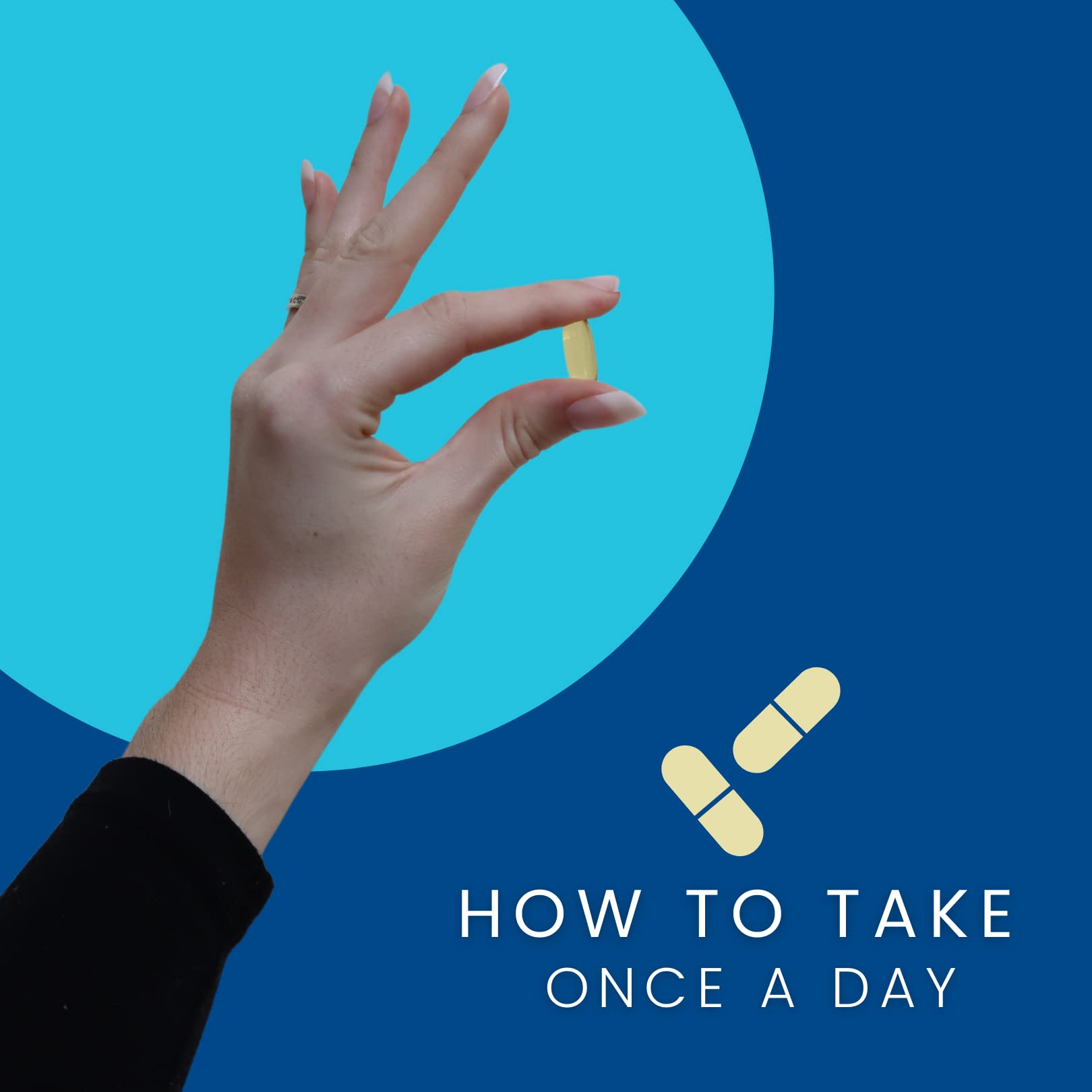 High DHA Omega 3 Fish Oil - CogniDHA - Pharmaceutical Grade - 840 mg Omega-3s - Supercritical CO2