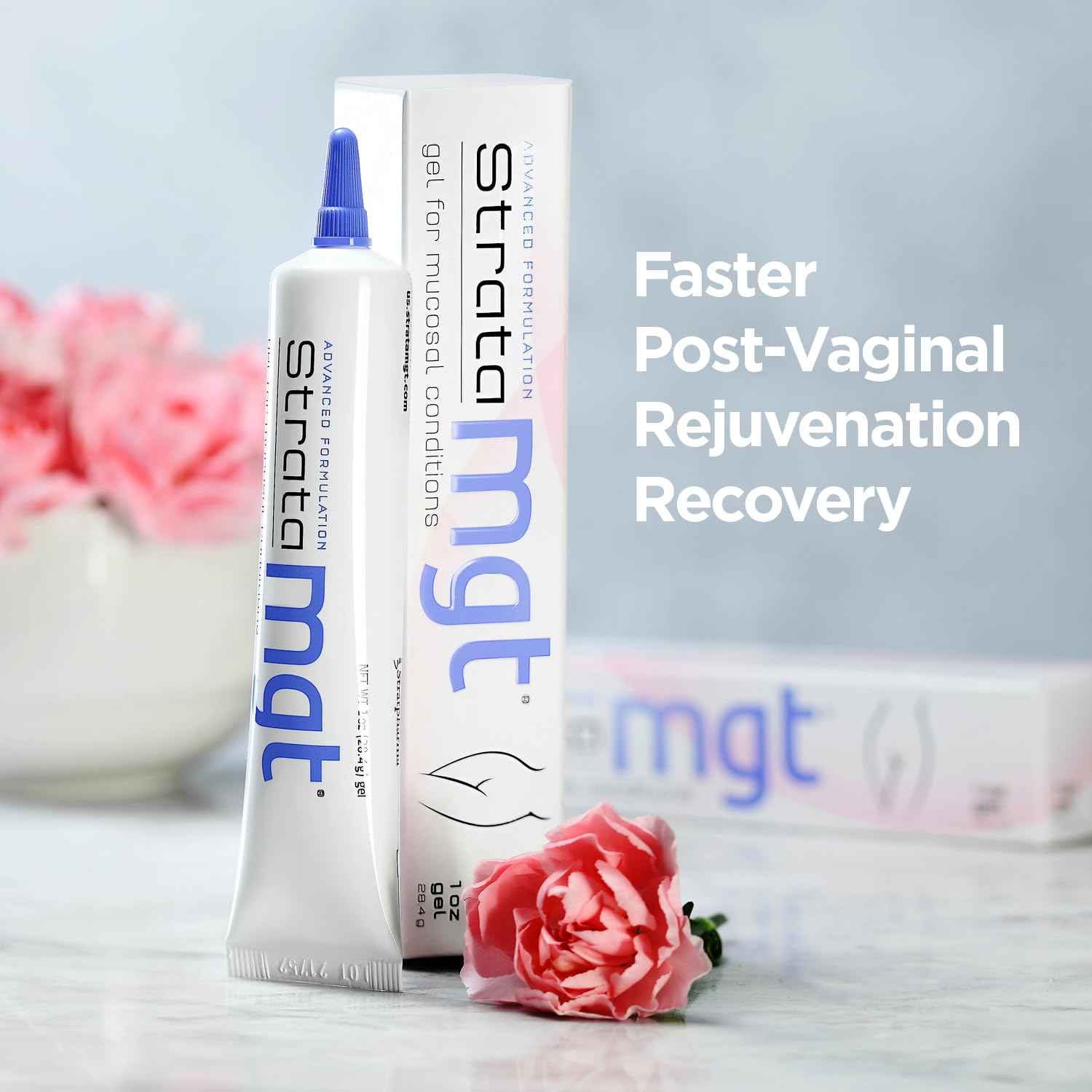 StrataMGT Vaginal Moisturizer - Non-Hormonal & Non-Steroidal- Post Menopause Support