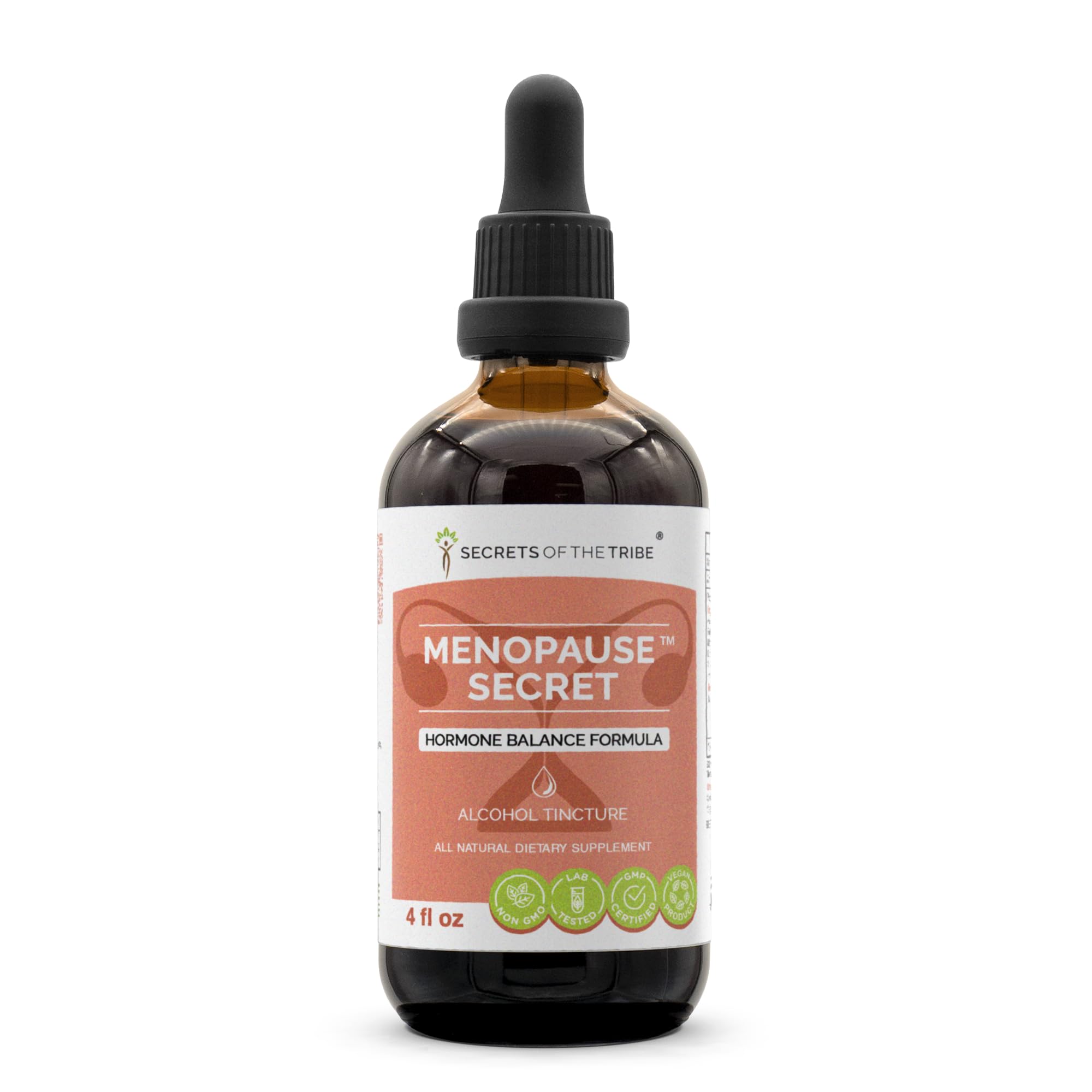 Secrets of the Tribe - Menopause Secret, Herbal Supplement Blend Drops Alcohol Liquid Extract