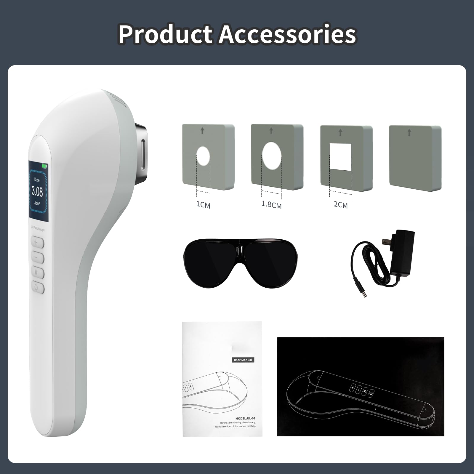 HaSoCare Phototharepy Light, UV Light for Home Use