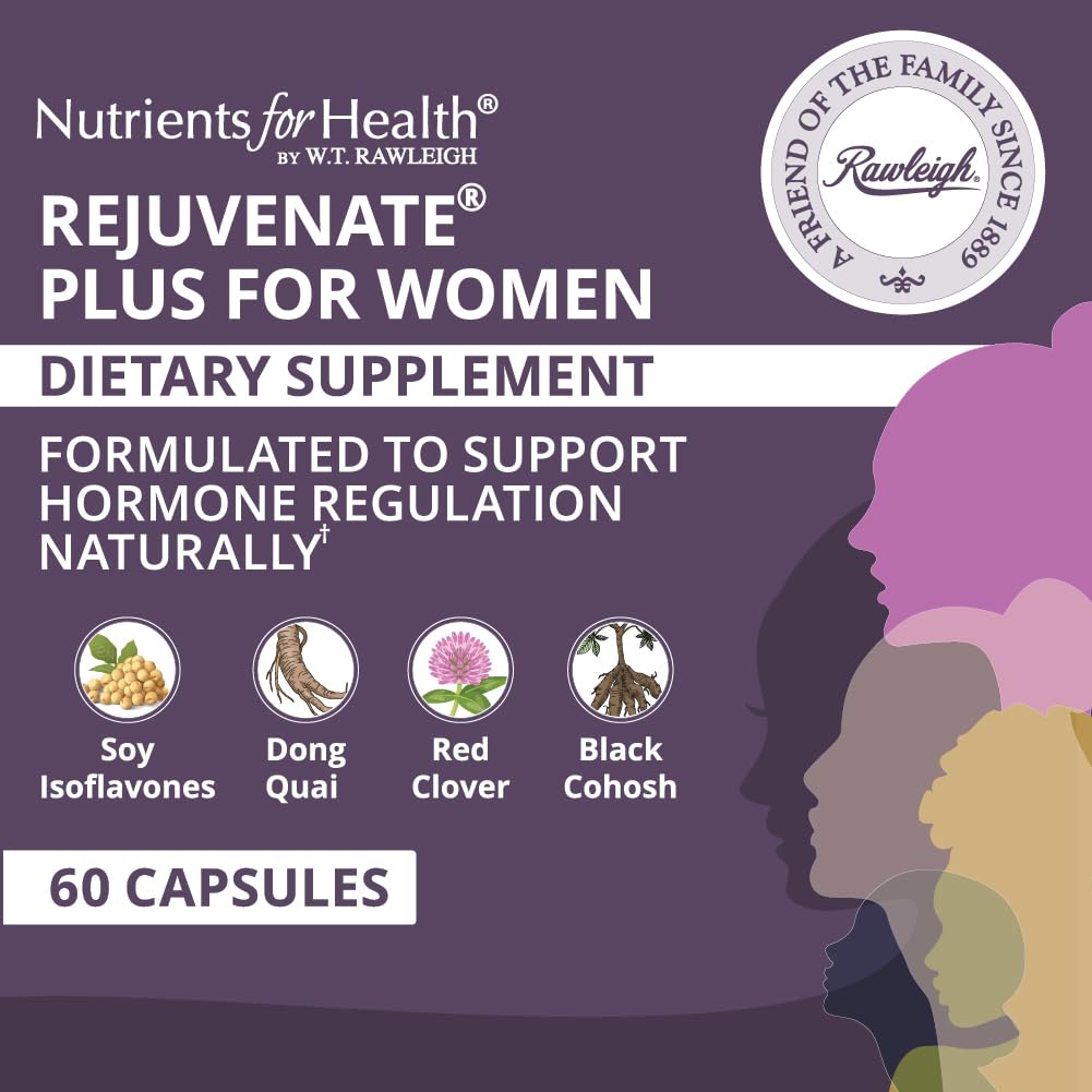 Rawleigh Rejuvenate Plus for Women - 60 Capsules - Dietary Women's Health Supplement