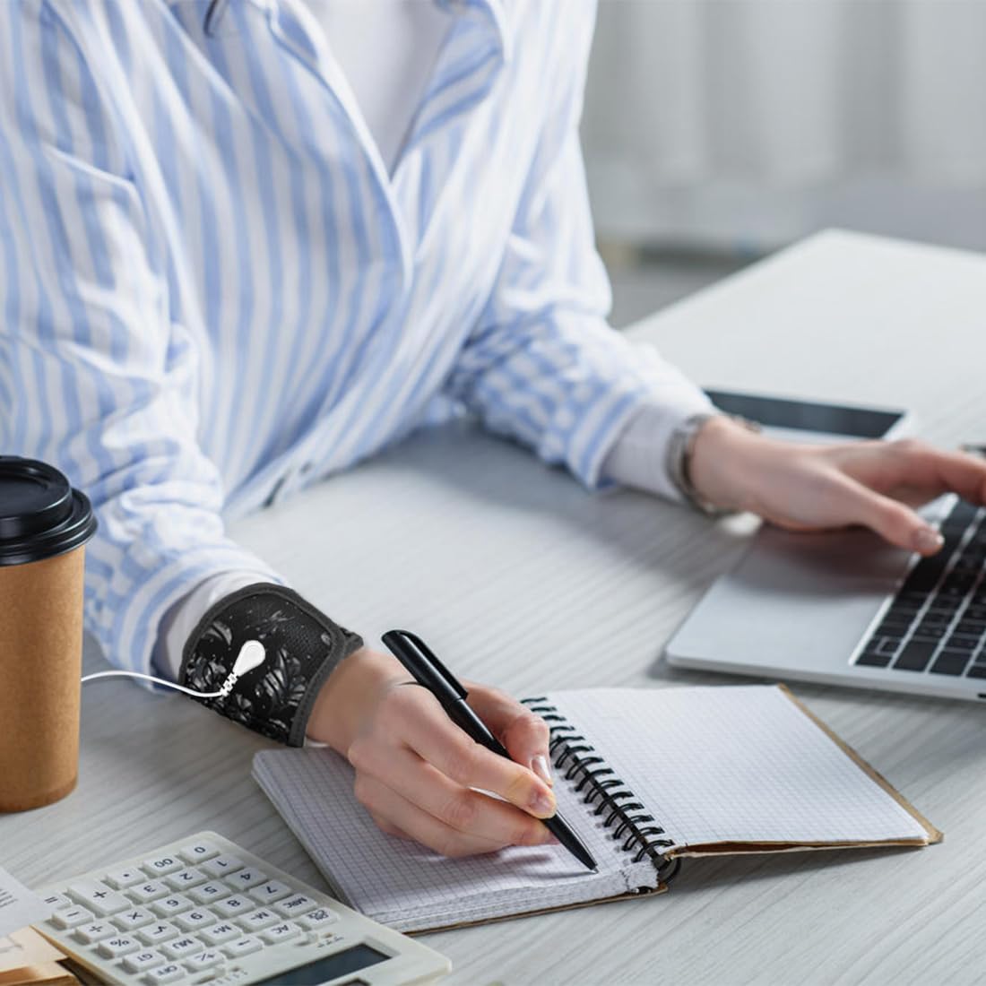 Grounding Wristband Wrist Straps for Therapy Floral Grounding Magnetic Wristband