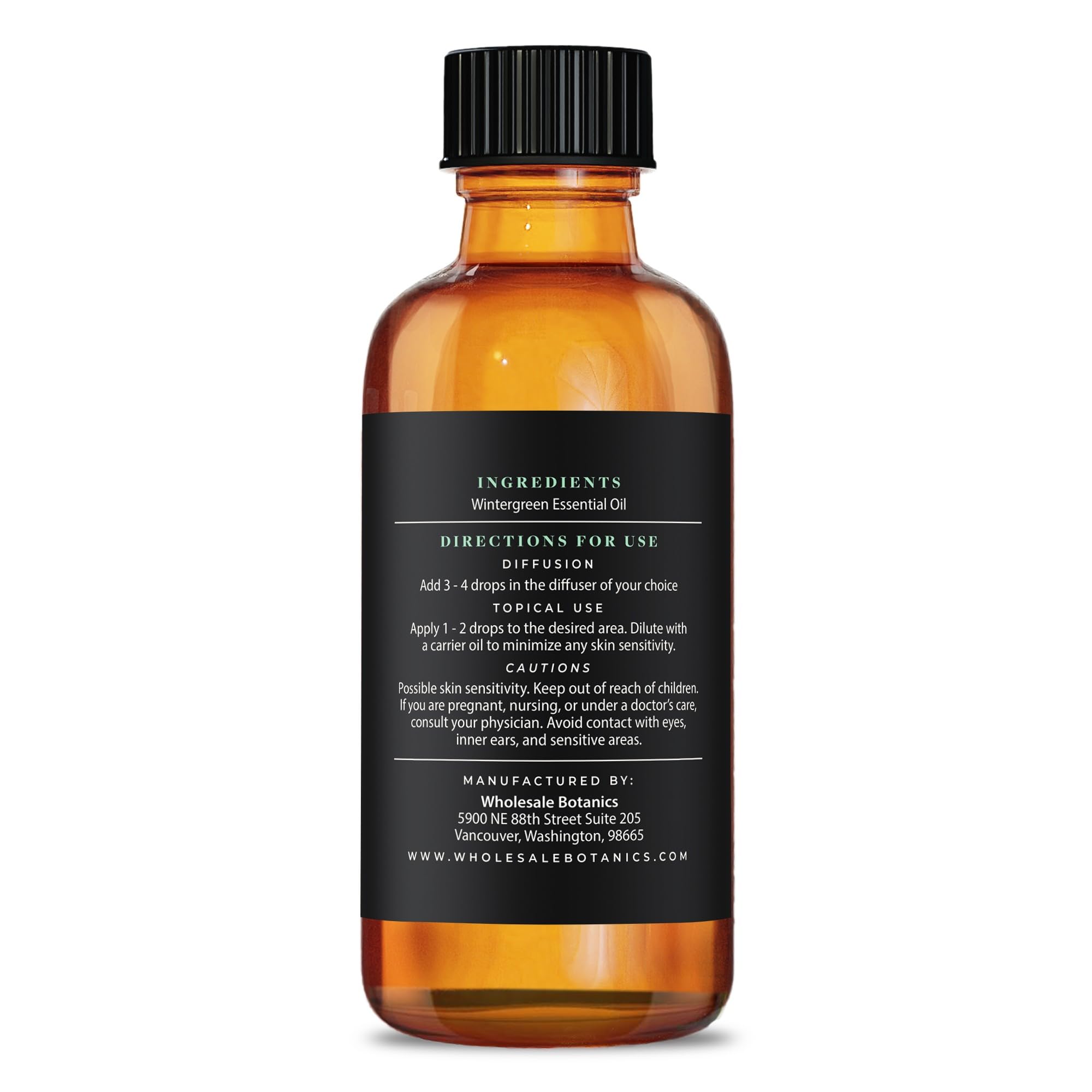 Wintergreen Essential Oil by Wholesale Botanics | Premium Grade 100% Undiluted Essential Oil