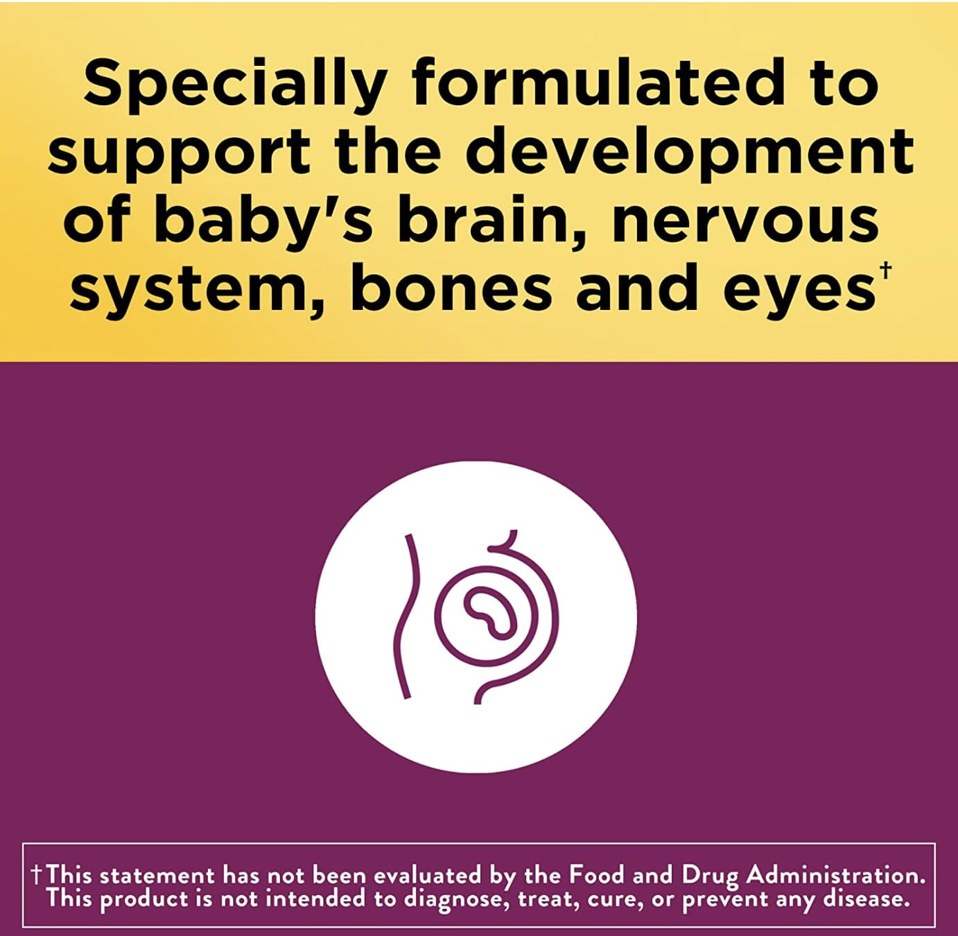 Nature Made Prenatal with Folic Acid + DHA, Prenatal Vitamin and Mineral Supplement