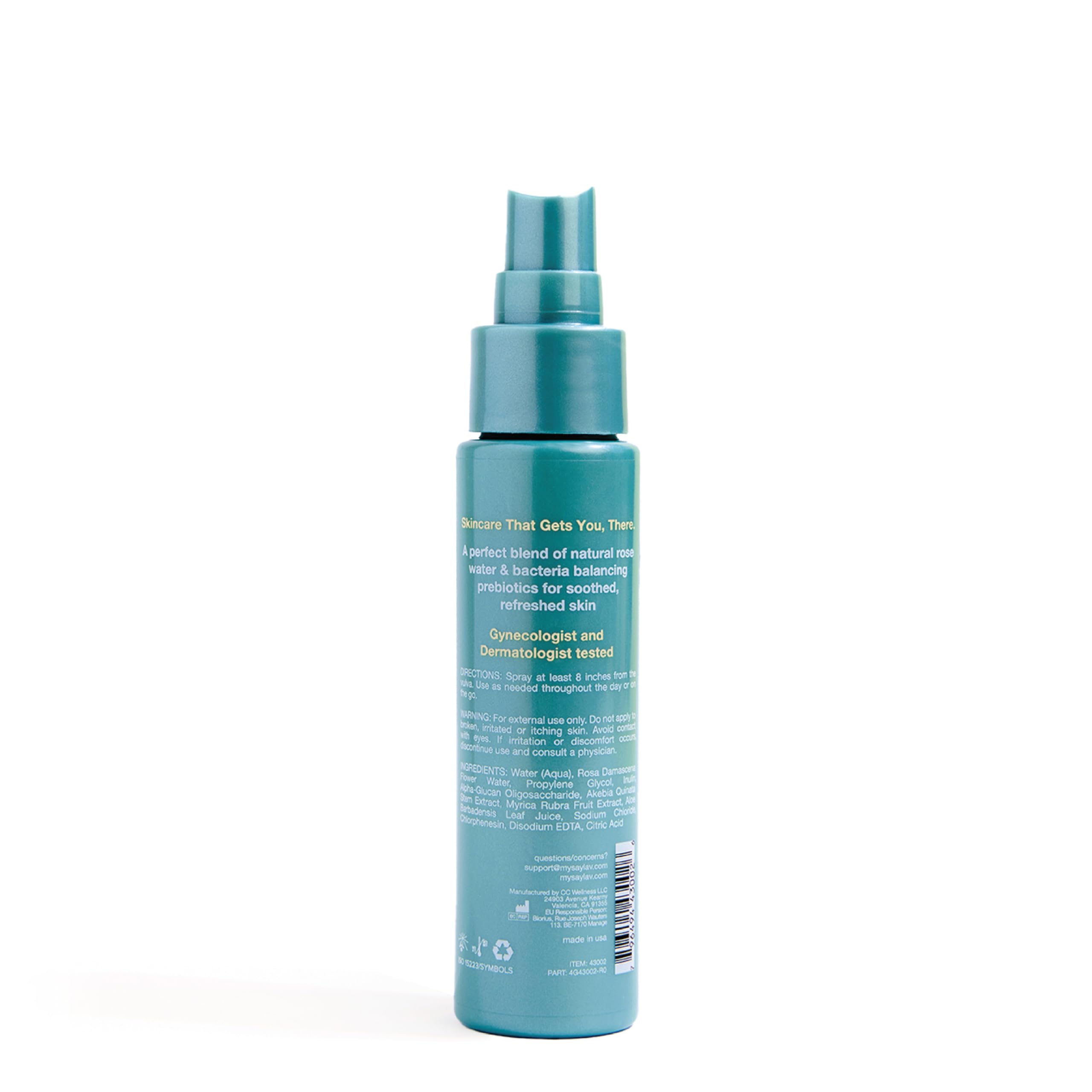 say la V. Refreshing Veauty Mist, pH Balanced, Feminine Hygiene Spray to Neutralize Vulva Odor