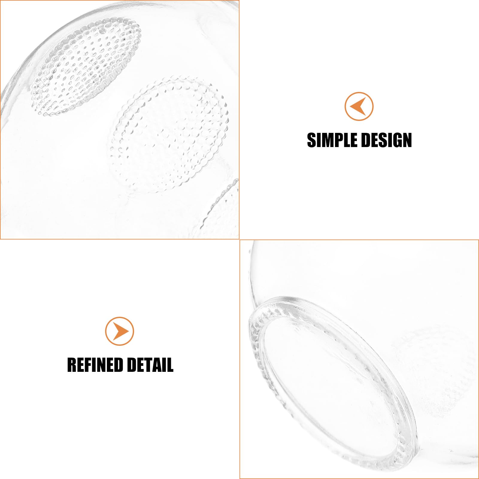 Healvian 8pcs Glass Fire Chinese Acupoint Cupping Glass Cupping Device Body Care Cupping Suction