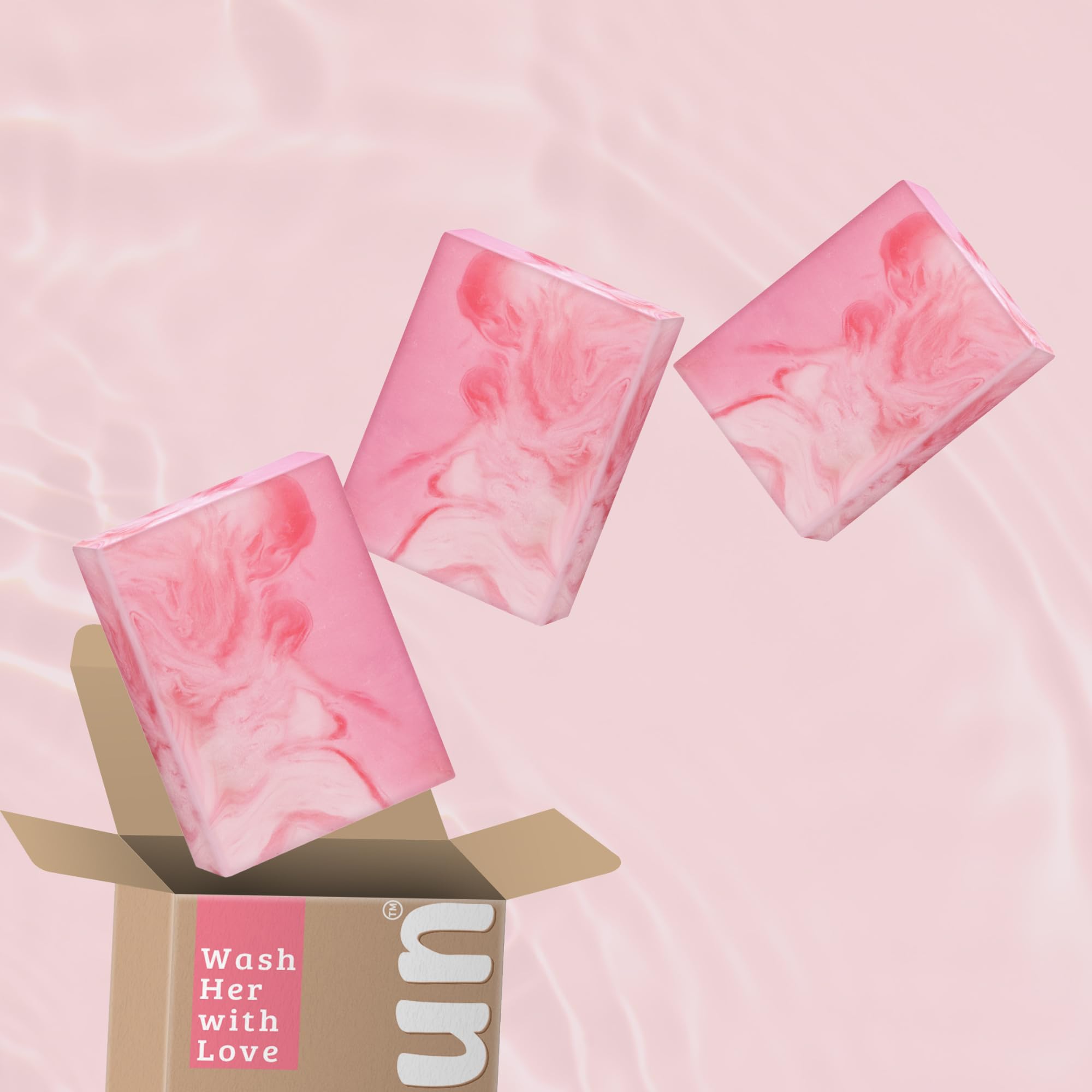 Muun Yoni Soap Bar - Pack 3 Ph Balance Probiotics & Natural Ingredients - Gentle Cleansing Formula