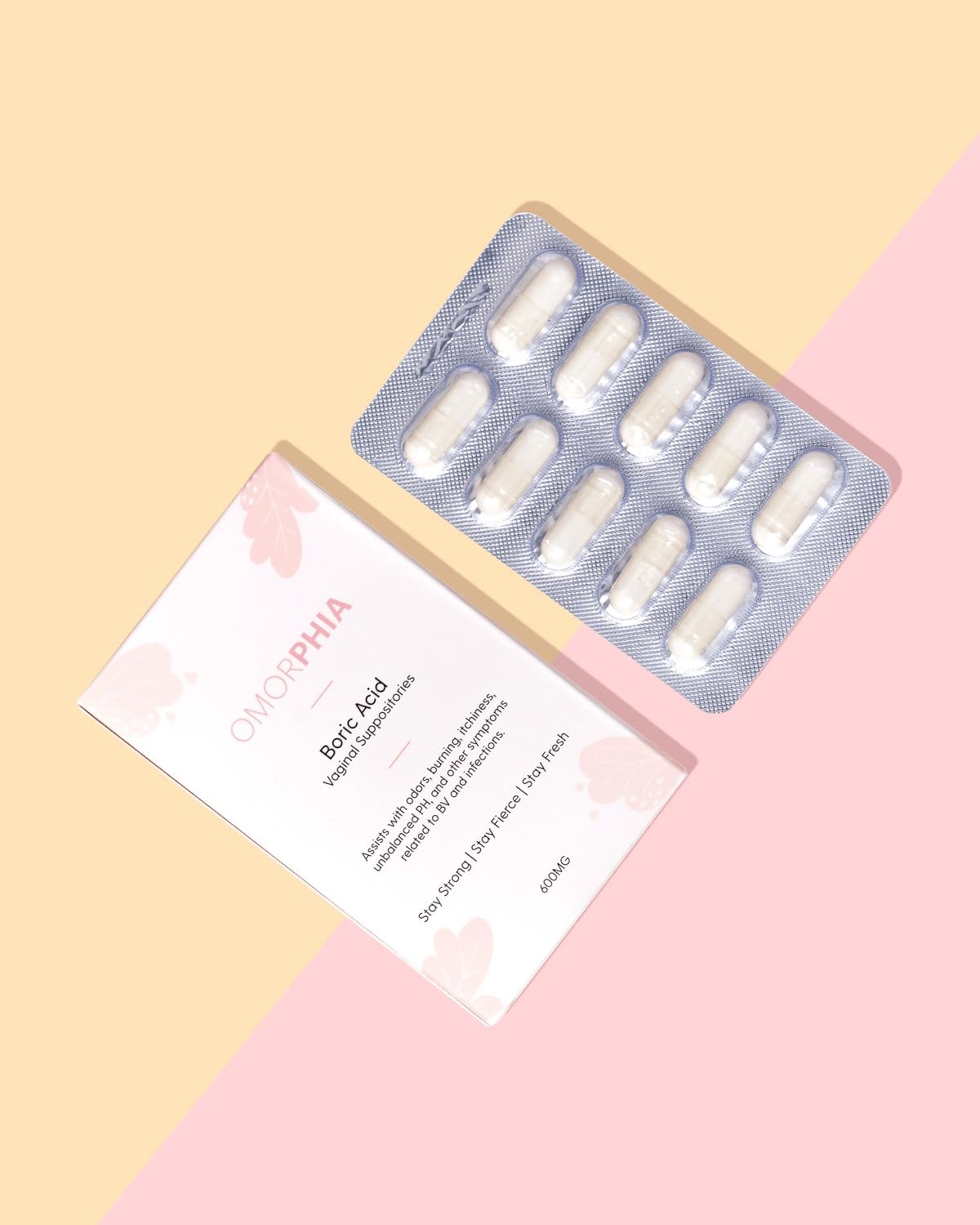 Omorphia Boric Suppositories - Powerful and Effective Approach - Promotes a Healthy Enviroment