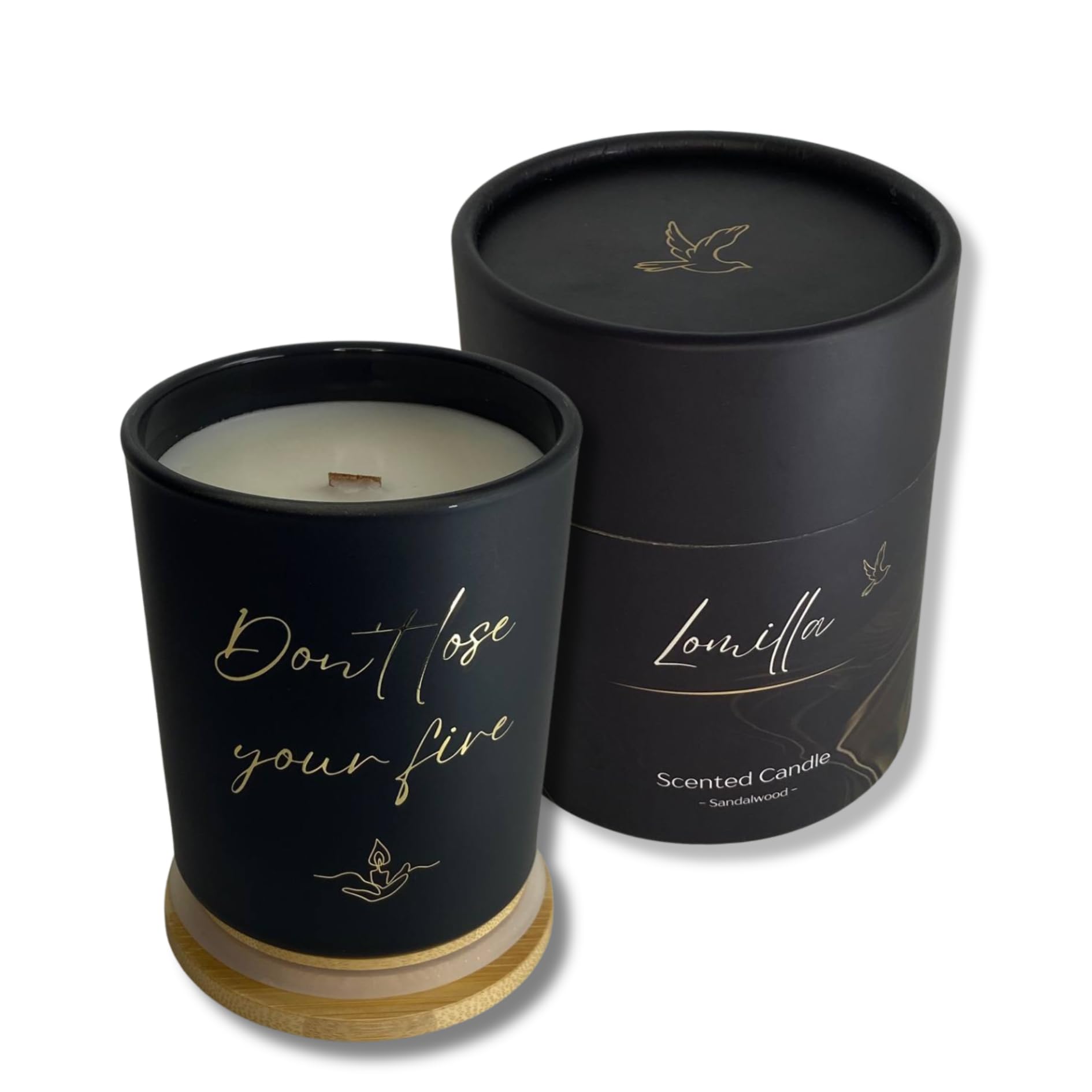100% Natural Soy Wax Candle, Valentines Day Gifts for Women & Men, Candles for Home