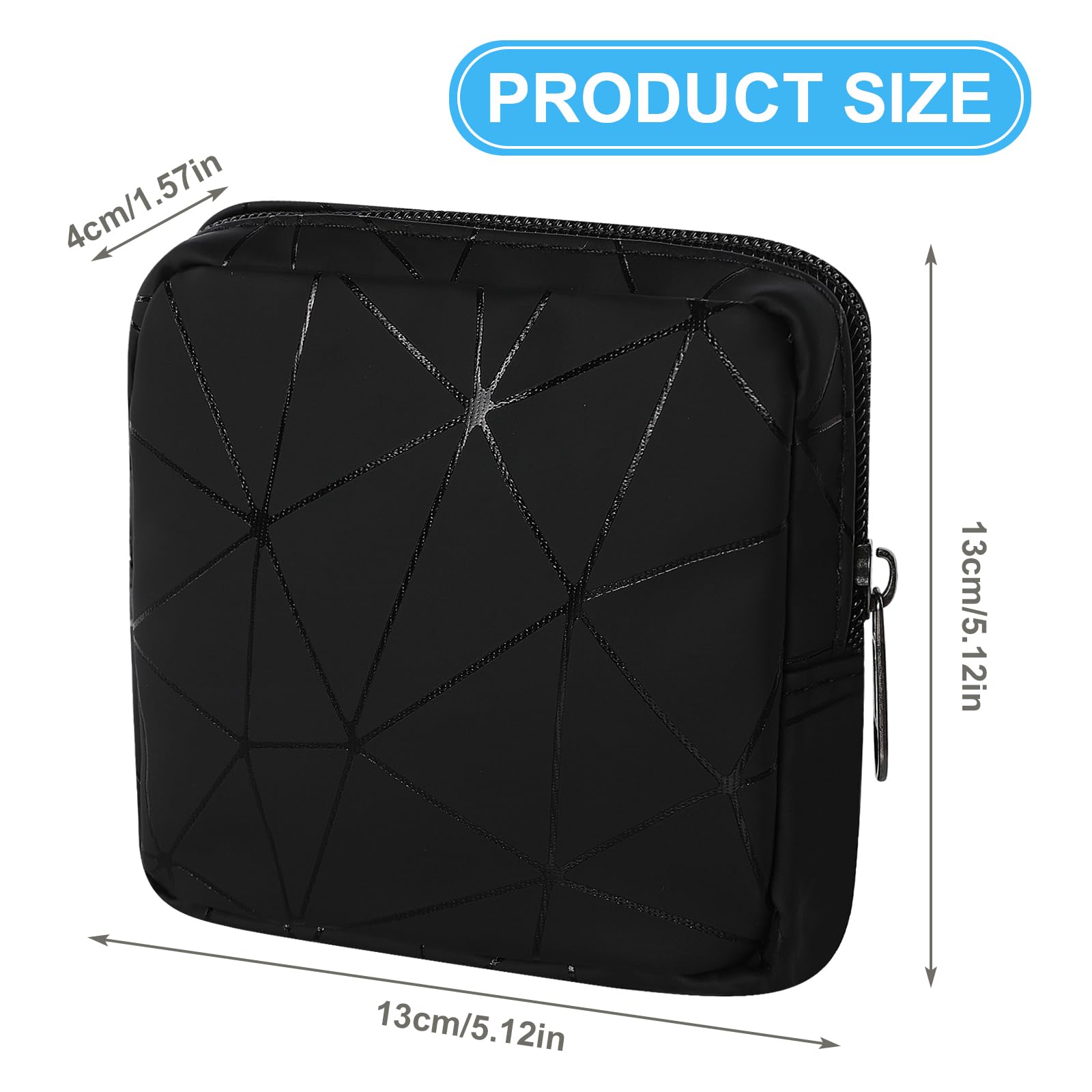 Ouligay Period Bag Sanitary Napkin Storage Bag Tampon Bag Tampon Pad Holder for Purse Menstrual Pad