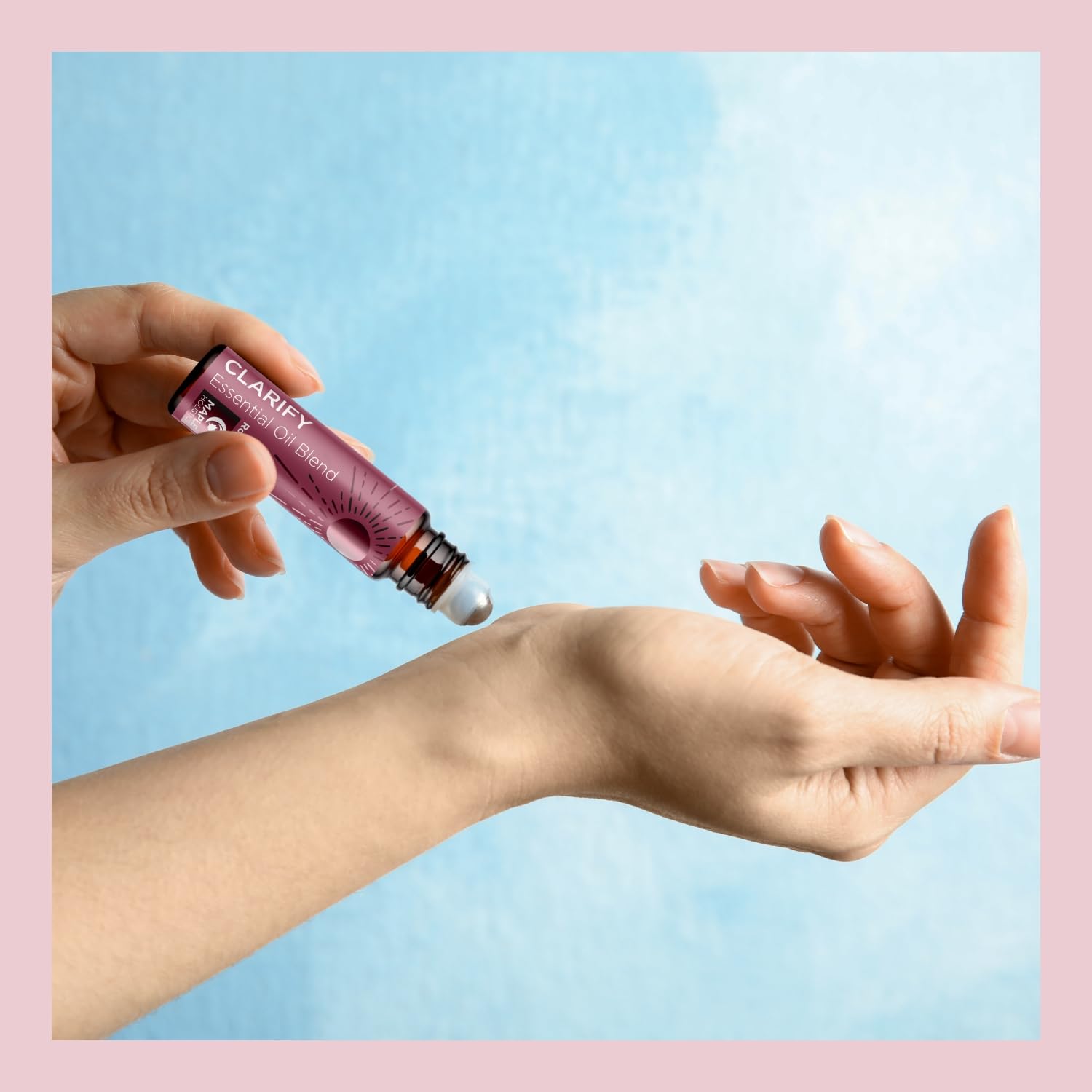 Headache Essential Oil Roll On - Clarify Essential Oil Blend Headache Roll On with Aromatherapy Oils