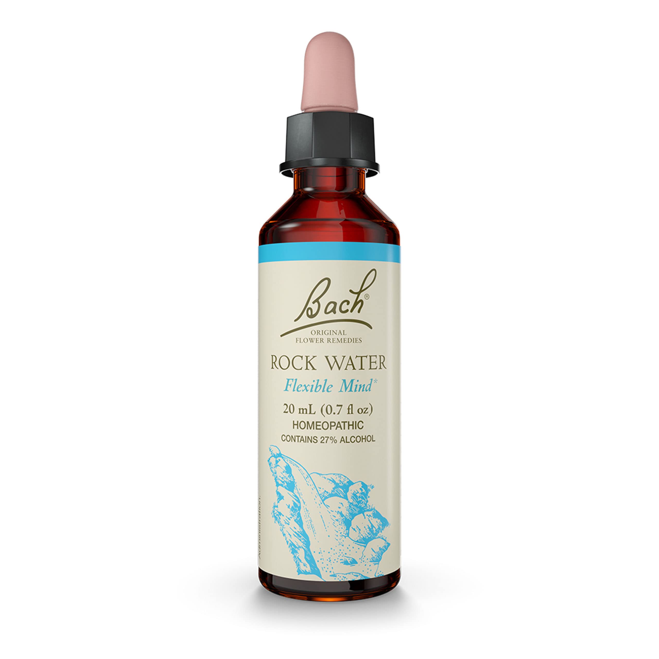 Bach Original Flower Remedies, Rock Water for Flexibility, Natural Homeopathic Flower Essence