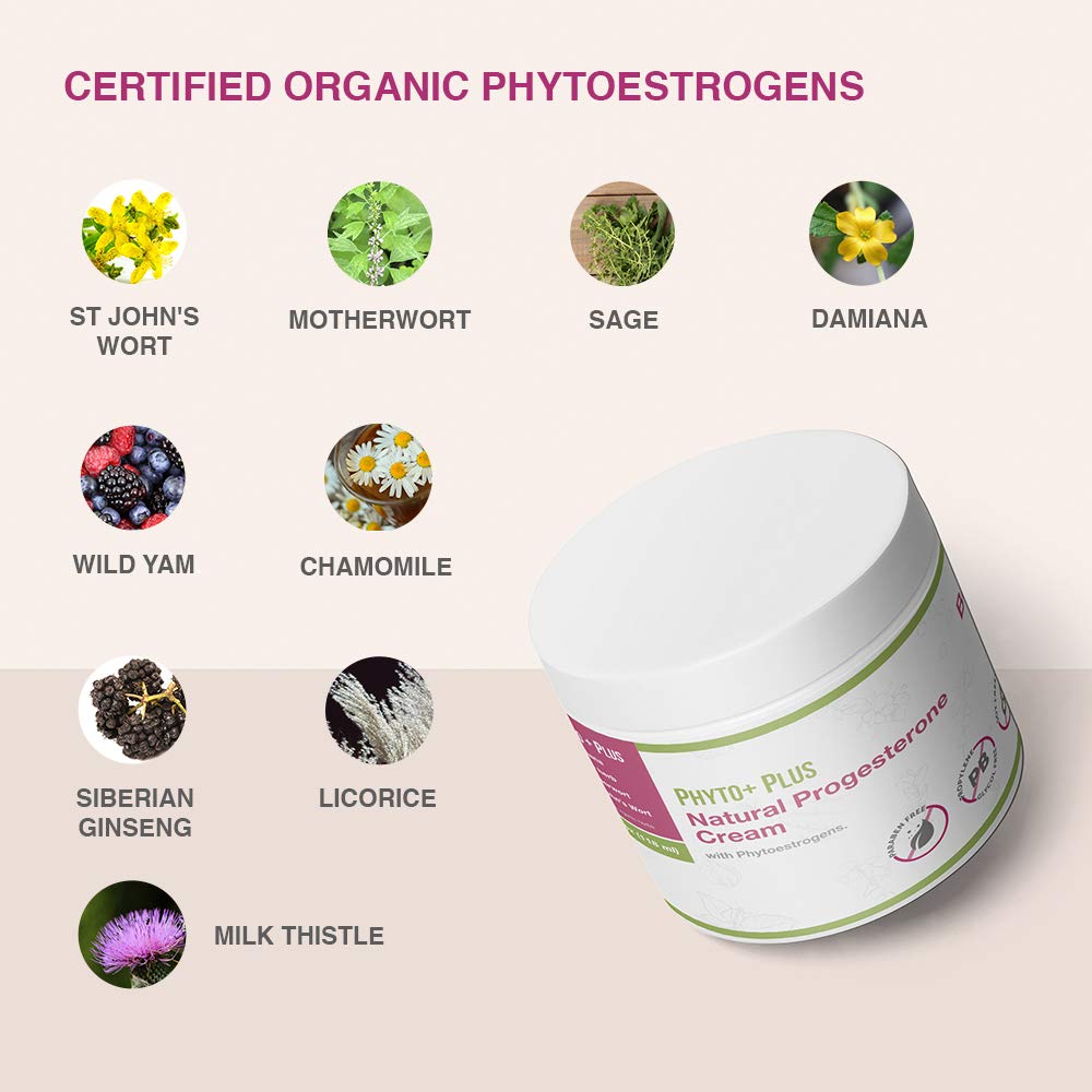 Phyto Plus Bountiful Bird Natural Progesterone Cream with Organic Phytoestrogens