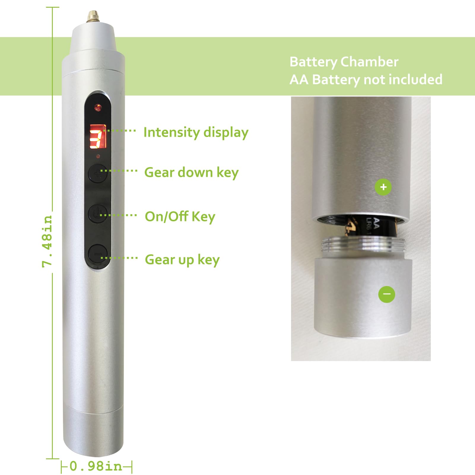 Global Care Market Meridians Energy Pen - Electronic Meridian Acupuncture Massage Pen