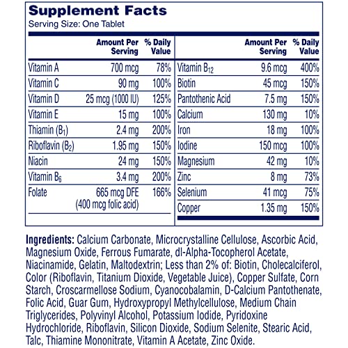 ONE A DAY Bundle Multivitamin for Women 200 Count Tablets Cognitive Supplement