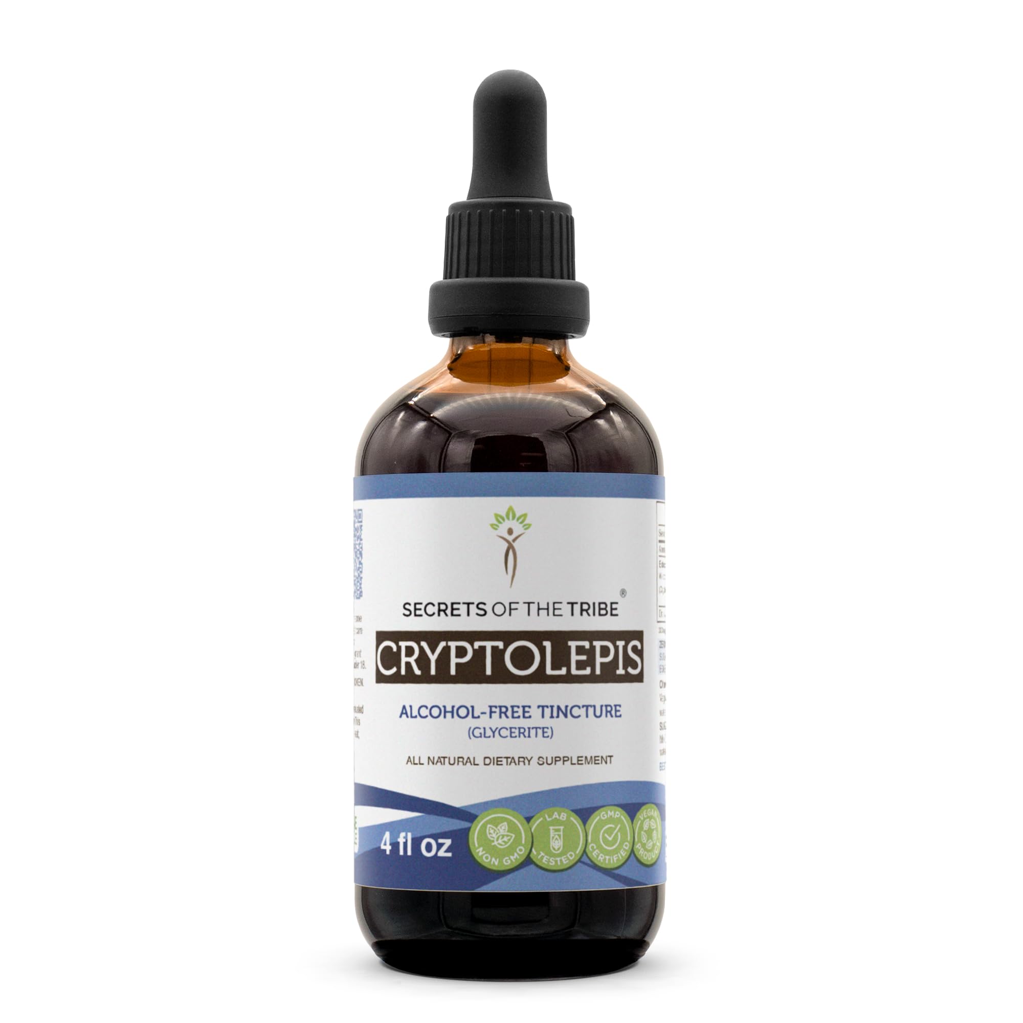 Secrets of the Tribe Cryptolepis Tincture Alcohol-Free Extract, High-Potency Herbal Drops