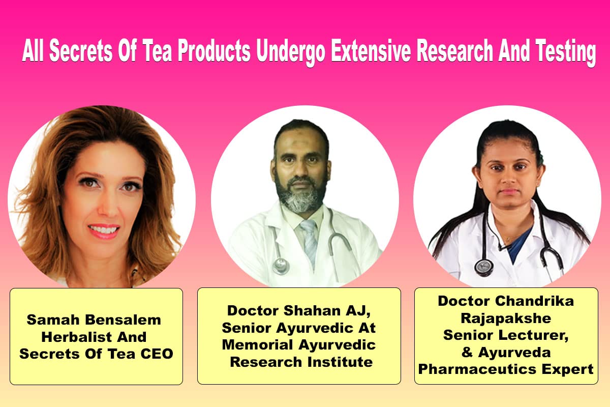 Secrets Of Tea Fertility Bundle - Fertility Tea and Fertility Supplements for Women, Prenatal Vitamins
