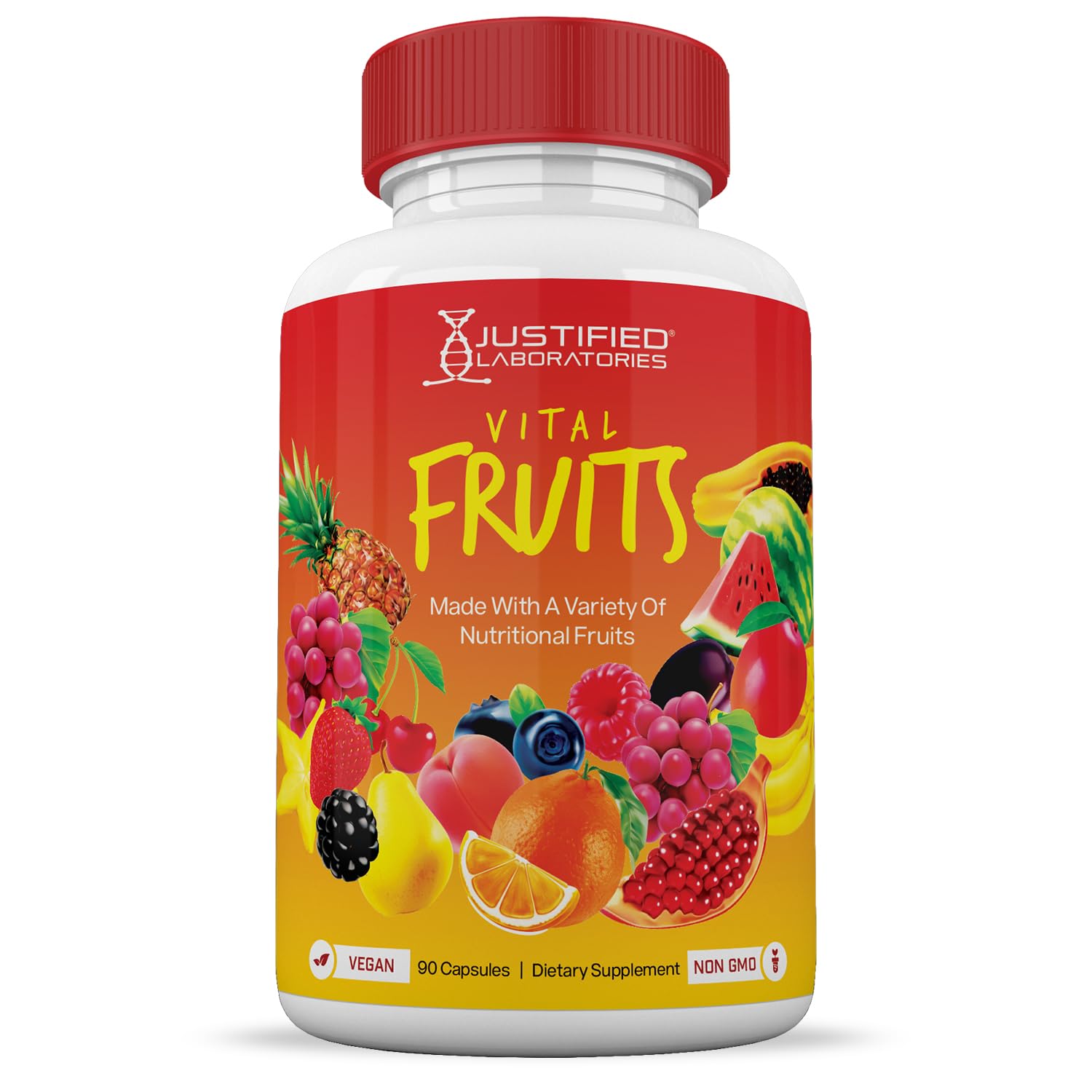 (20 Pack) Vital Fruits and Veggies Supplement Whole Food Red & Green Superfoods