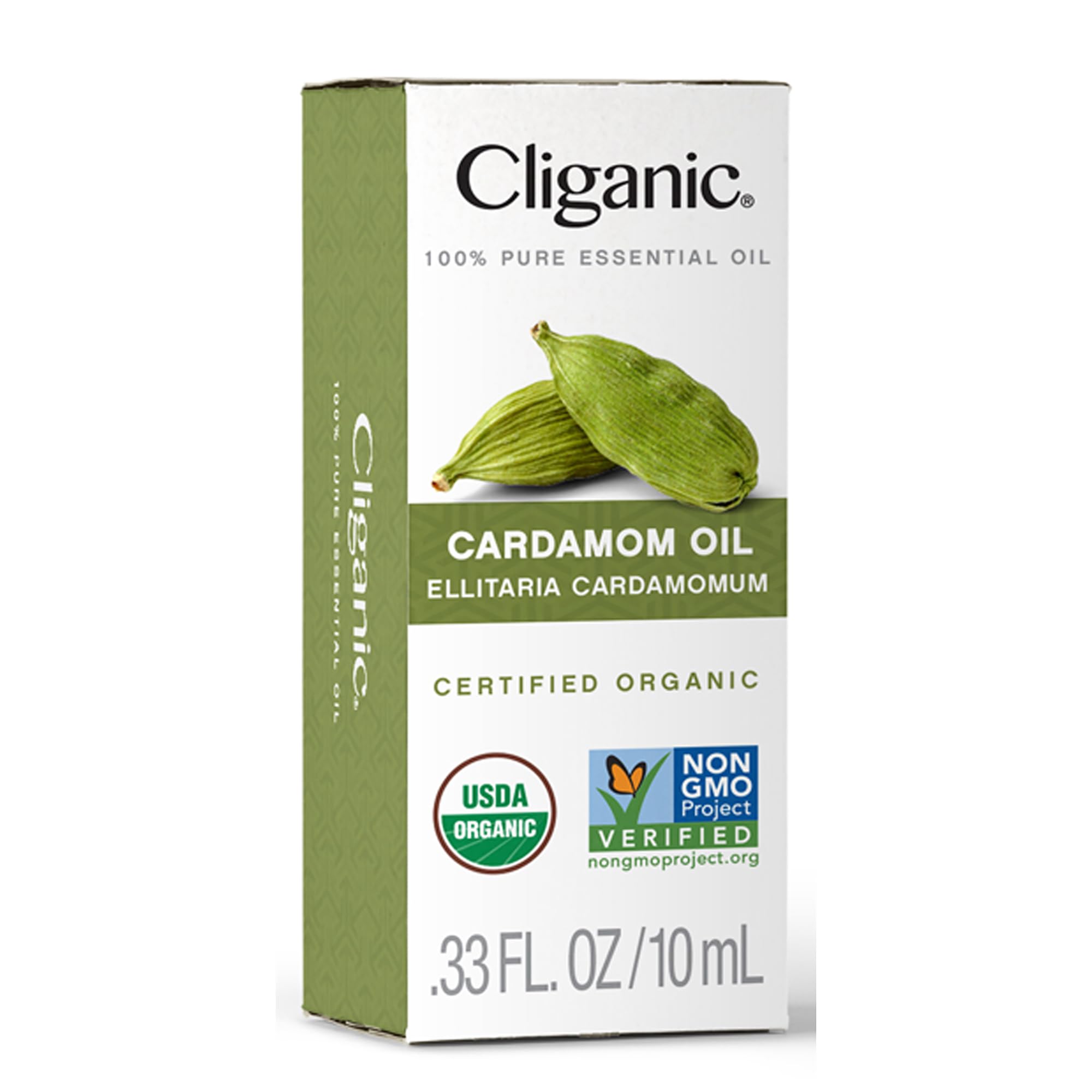 Cliganic Organic Cardamom Essential Oil - 100% Pure Natural for Aromatherapy Diffuser