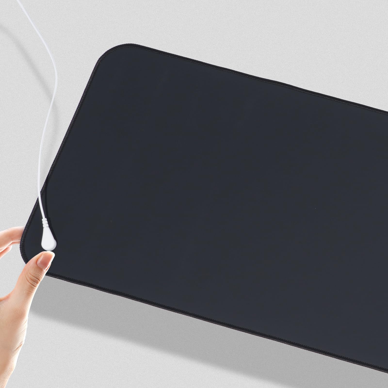 Seader Grounding Mat for Sleep, Conductive Grounding Pad, Earth Mat with 15ft Grounding Cord