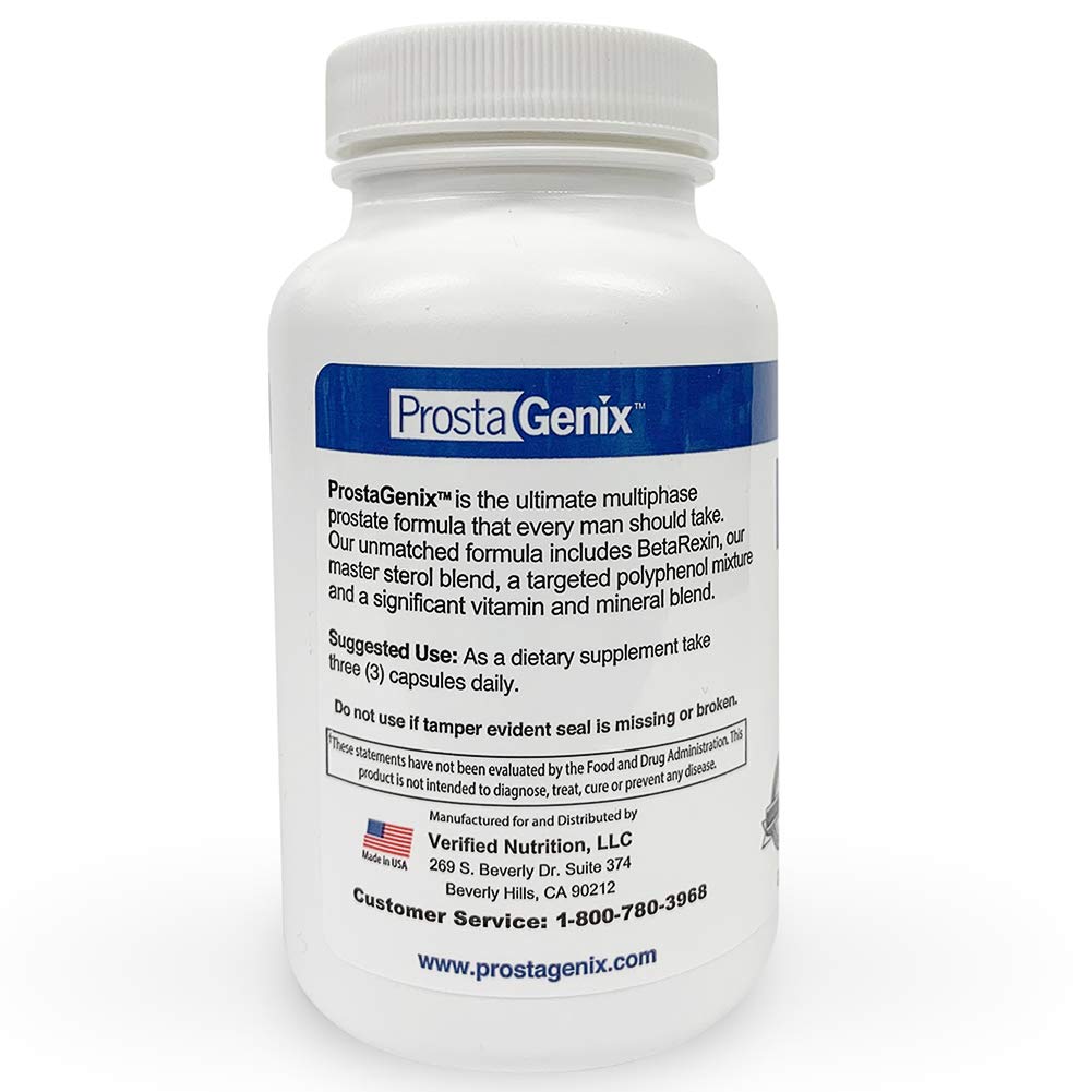 ProstaGenix Multiphase Prostate Supplement Capsule -3 Bottles- Featured on Larry King