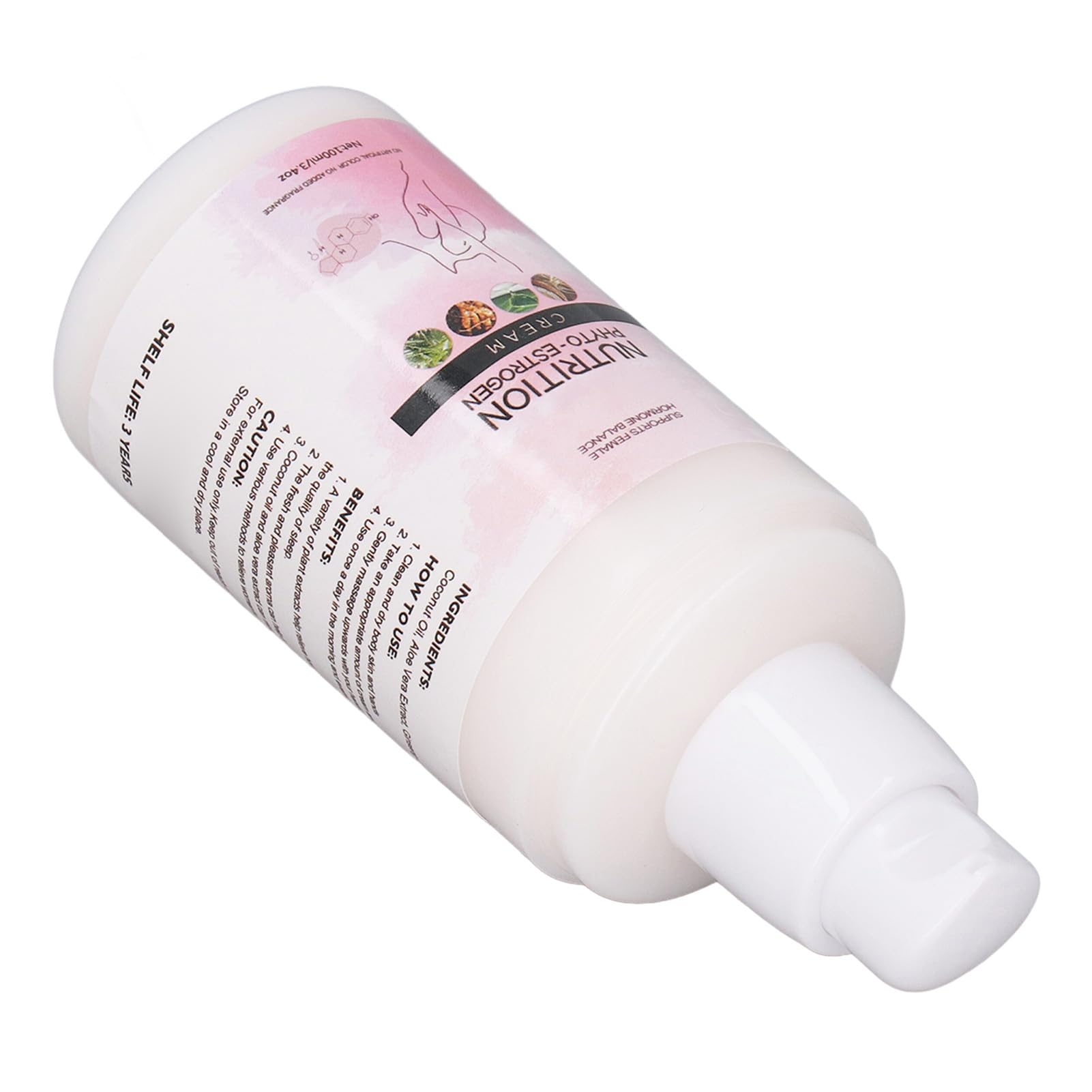 Phyto Estrogen Cream, Menopause Relief, Hormone Support, Sleep Enhancement, Ingredients, 3pcs 100ml