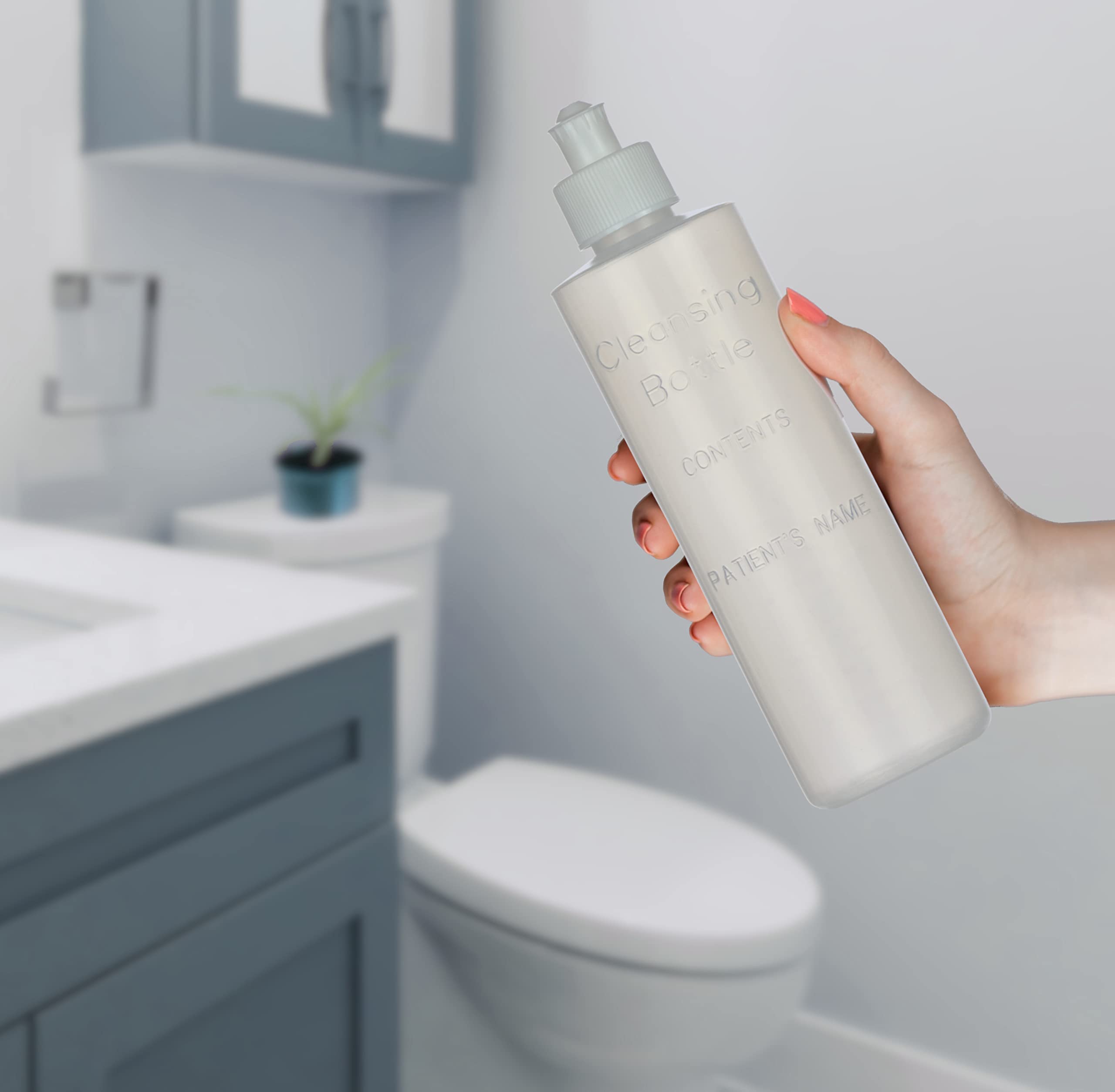 Perineal Squirt Bottle [4 Pack] Refillable Postpartum Lavette Cleansing Irrigation Peri Wash Bottle