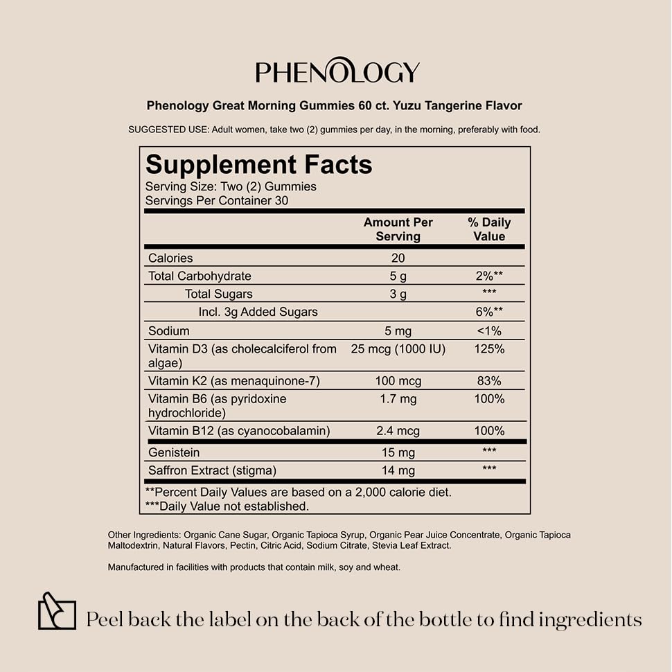 Phenology Menopause Relief Daily Duet with Melatonin 3mg – Morning & Evening Jars, 30 Day Supply