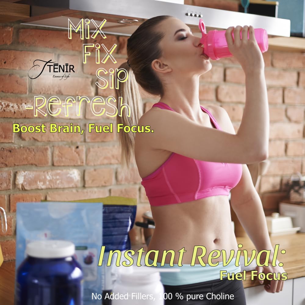 TĒNĪR Essence of Life Pure Choline Food Grade | Non-GMO, Keto-Friendly | Postnatal Multivitamin