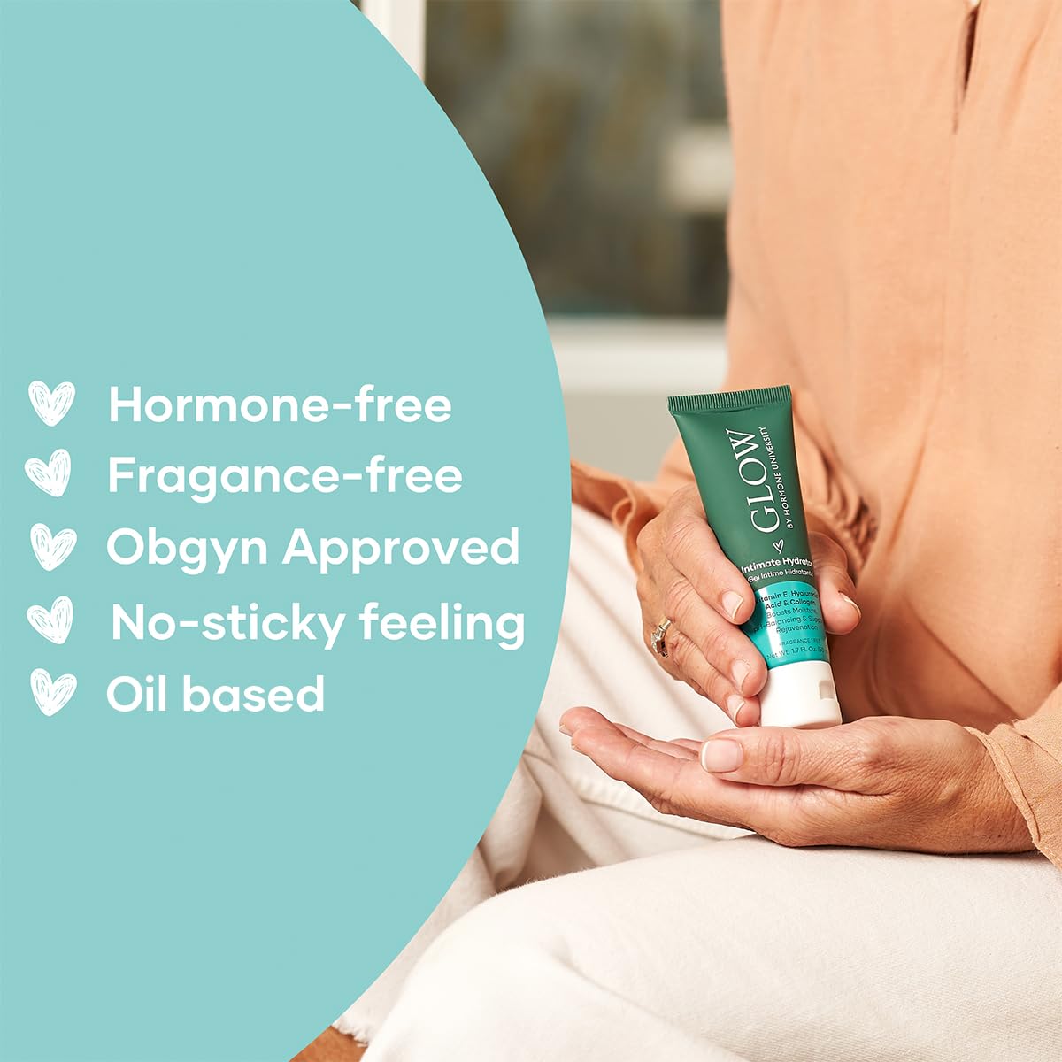 Glow Botanica | Intimate Hydrator | Hormone Free Vaginal Moisturizer with Collagen