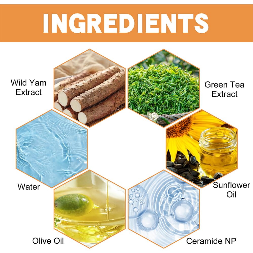 Wild Yam Cream,Anna's Wild Yam Cream for Hormone Balance,Wild Yam Root Cream Promoting Perimenopause