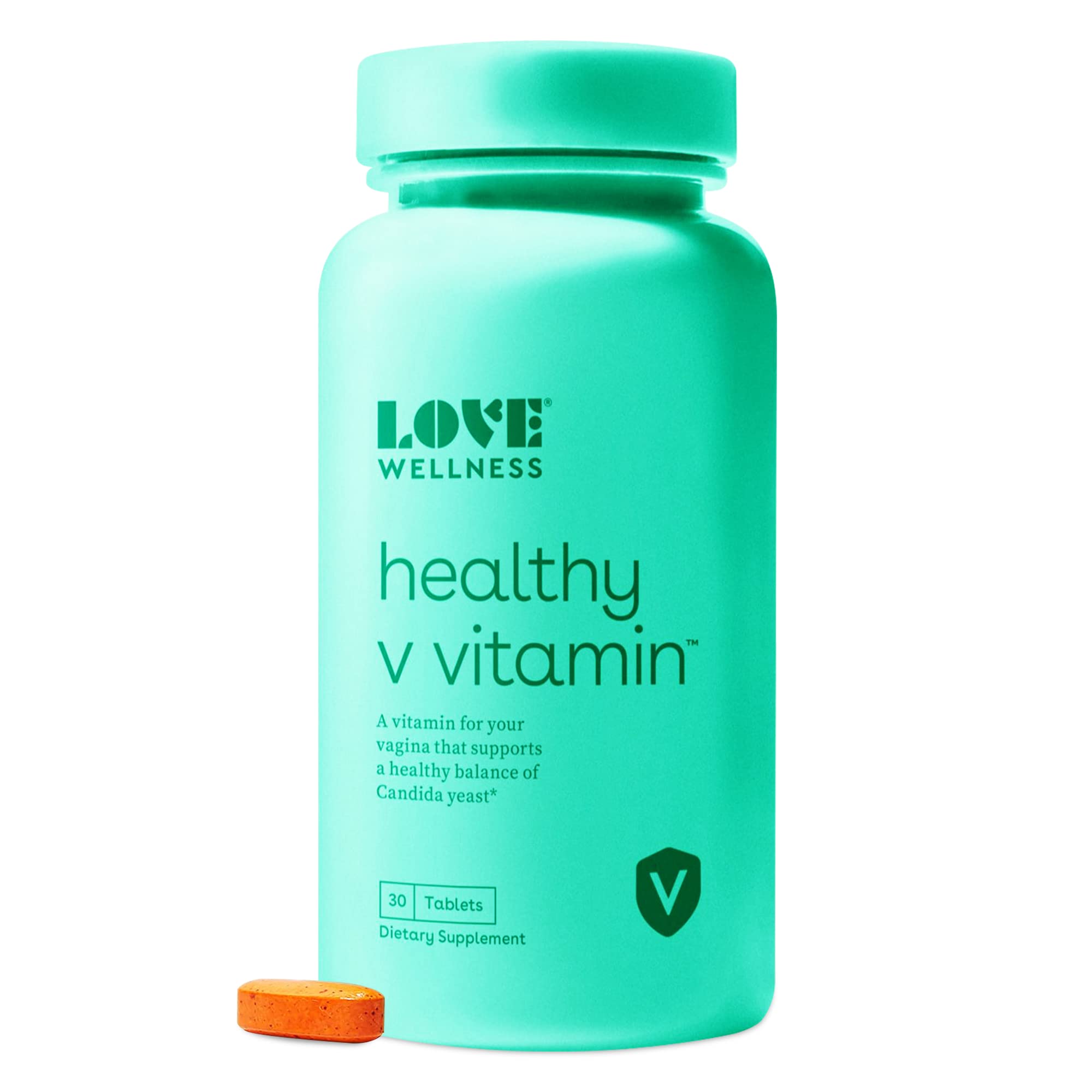 Love Wellness Women's Vaginal Health Supplement, Healthy V Vitamin | Maintains pH Balance, Gut Health