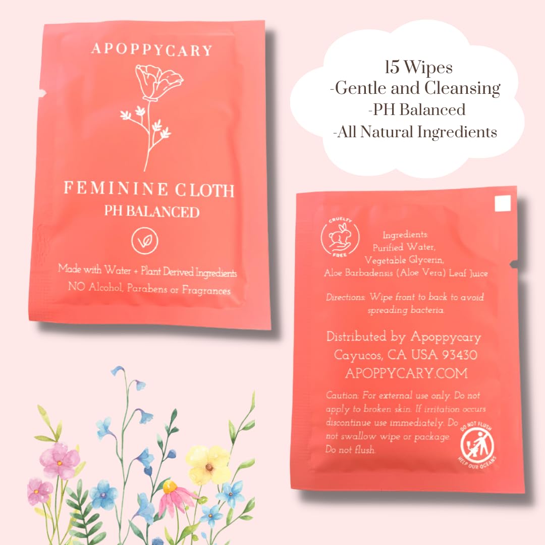 Organic 77 PC Period Kit Moon Box for Teens and Tweens - Organic Cotton Top Sheet Feminine Pads