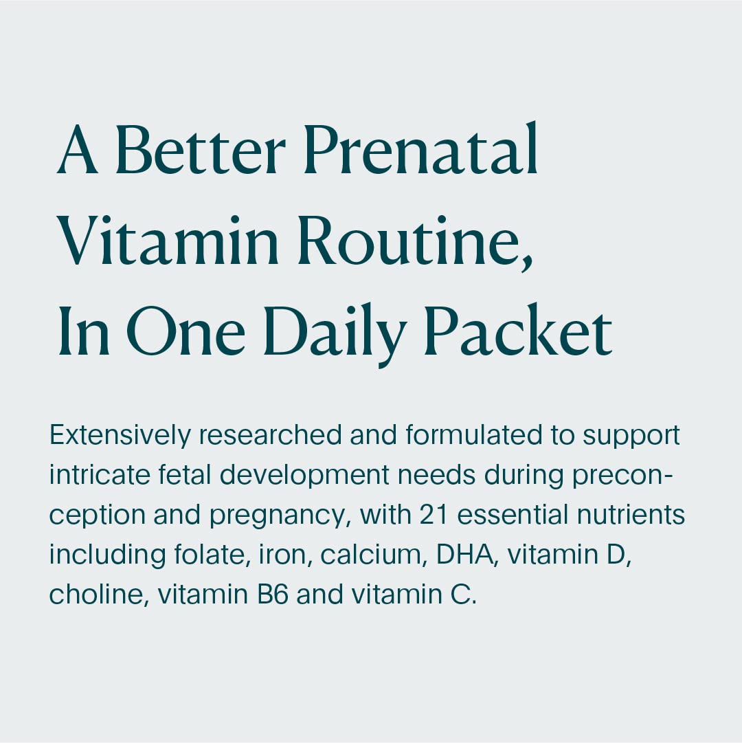 NATALIST Daily Prenatal Packs Daily Preconception & Pregnancy Formula Women's
