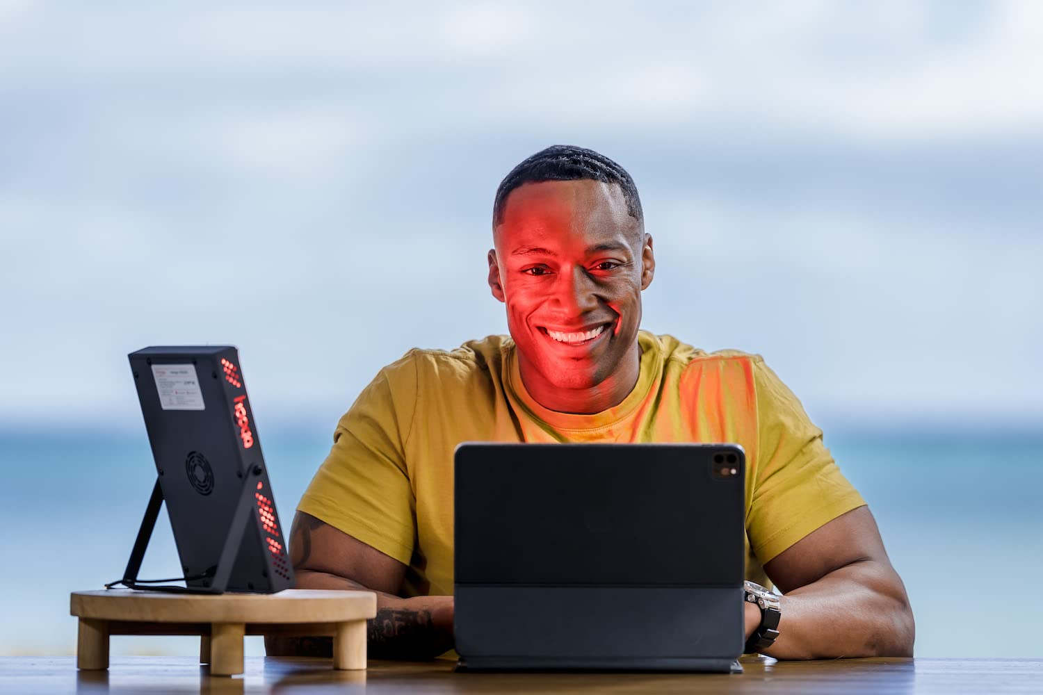 Hooga Red Light Therapy Device, 660nm 850nm Near Infrared Light Therapy with Timer, Built