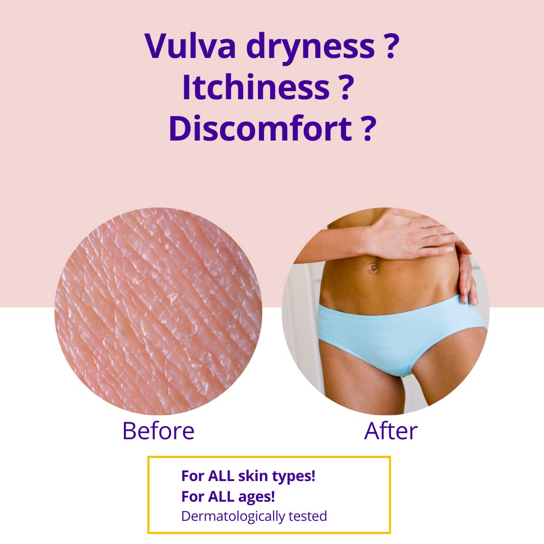 Peach Me Organic Vulva Balm by Peachyness - Hormone-Free Vaginal Moisturizer for Sensitive Skin