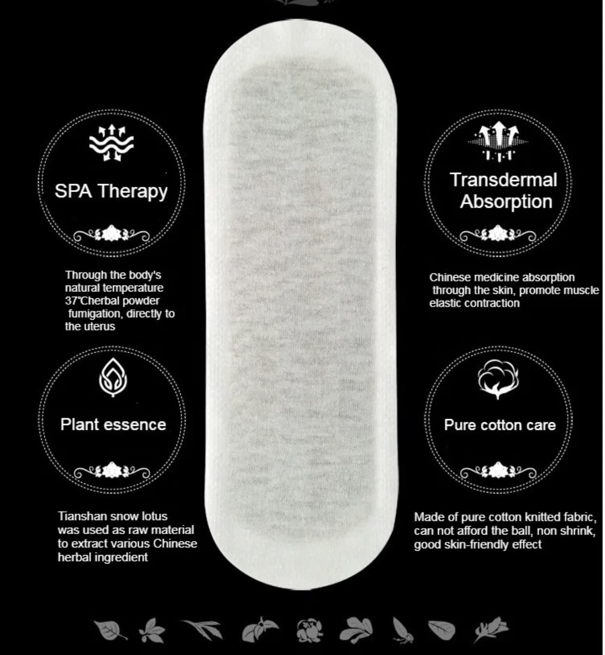 Premium Natural Organic Herbal Cotton Panty Liners for Women - Unscented, Thin, Cruelty-Free