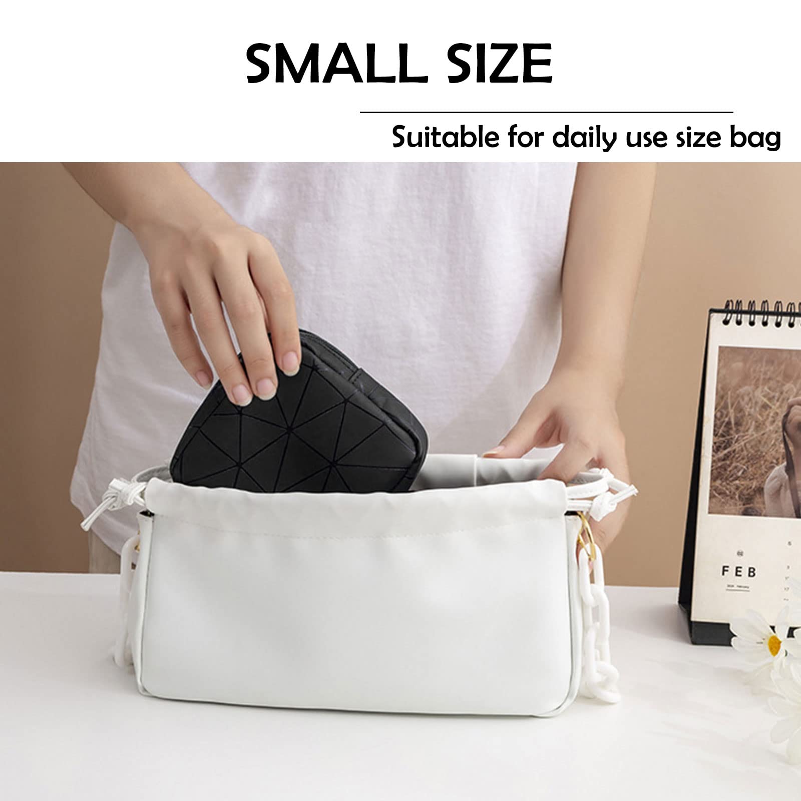 CCLEOOCOO Sanitary Napkin Storage Bag,Leather Waterproof Feminine First Period Bag with Zipper