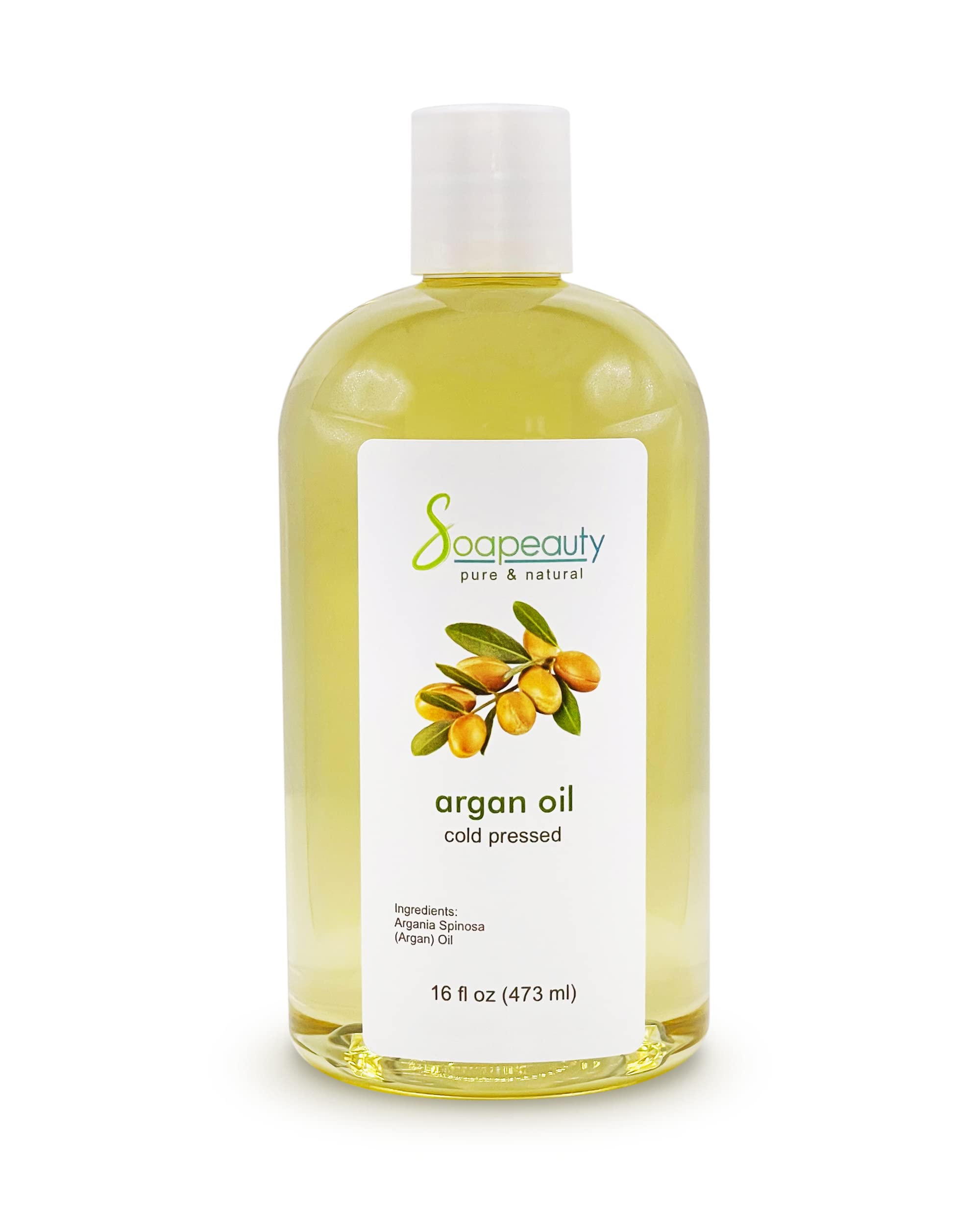 Soapeauty Cold Pressed Refined ARGAN OIL | 100% Natural & Pure | Carrier for Essential Oils, Argan Oil