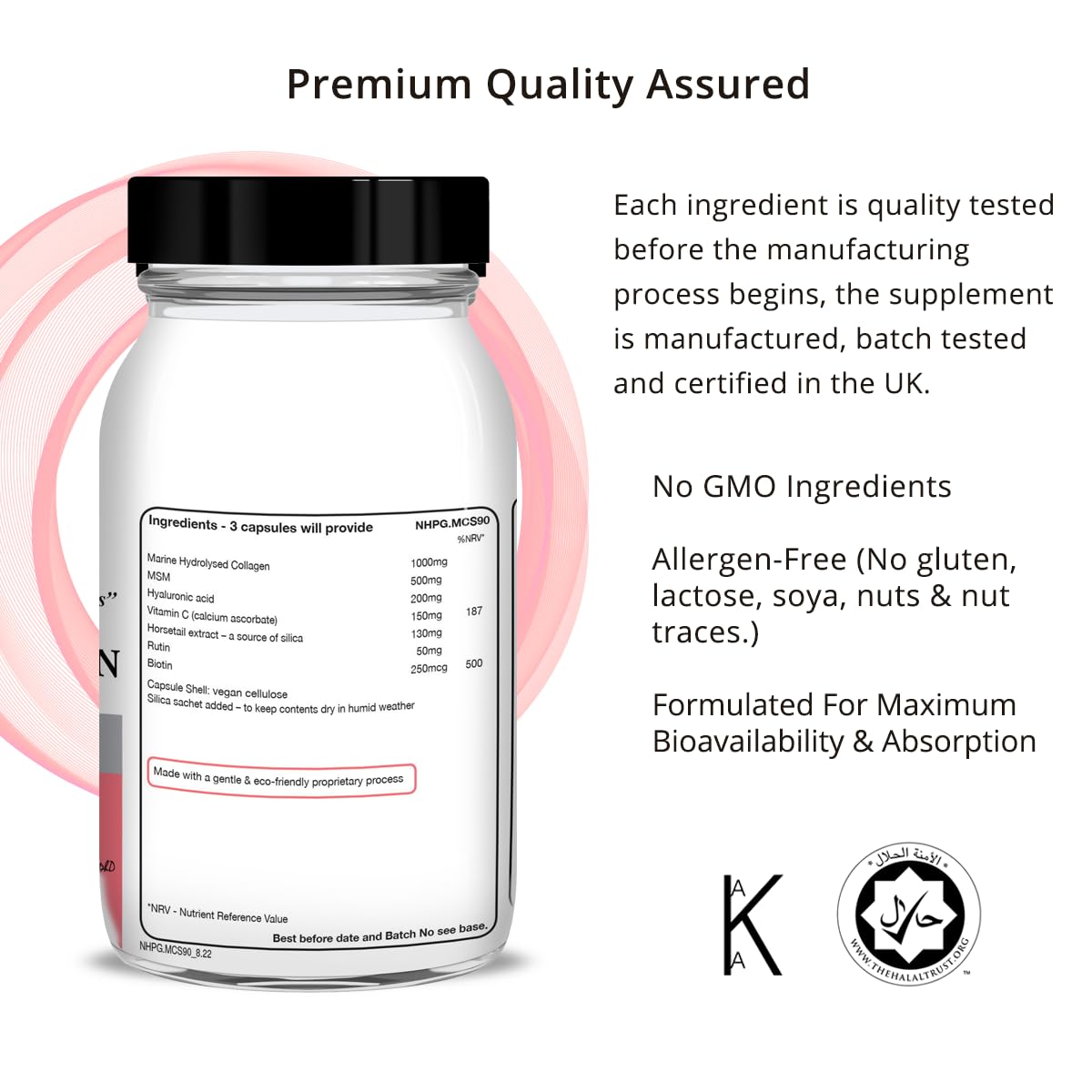 Advanced Marine Collagen Support, specifically Designed to Support Skin