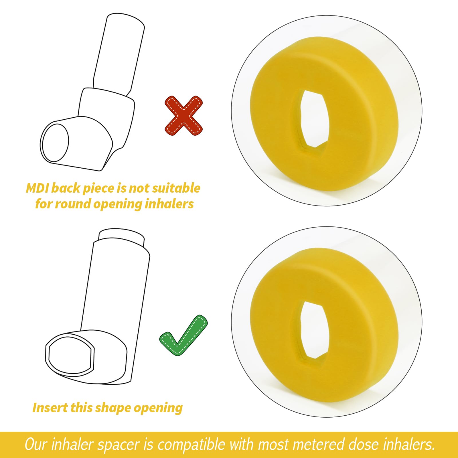 Fivepropy Handheld Spacer for Infant, Toddle, Baby, Kids and Adults with 2 Comfortable