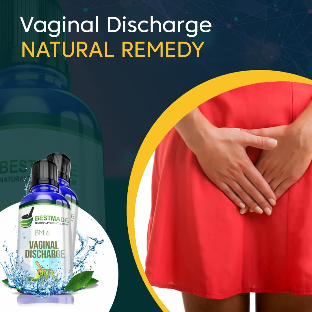 Vaginal Discharge BM6 - Natural Remedy for Leucorrhea, Unusual Vaginal Discharge & Odor, Helps Relieve