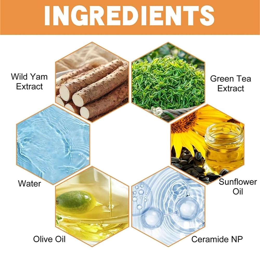 ELDEMA Wild Yam Cream - Annas Wild Yam Cream Organic for Hormone Balance, Women's Organic