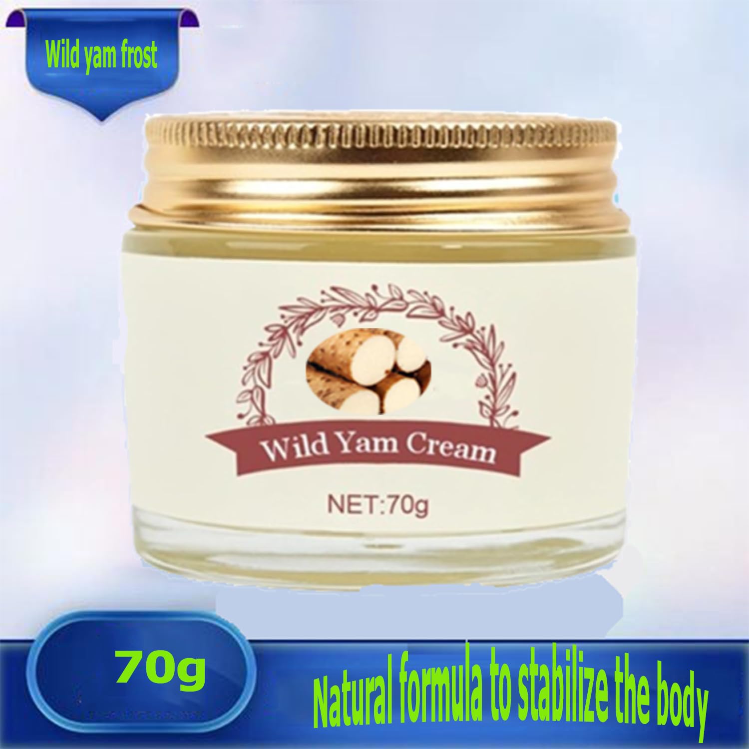 DIXII Wild Yam Cream - Wild Yam Organic Balance Hormone Cream, Women's Organic Wild Yam Root Cream