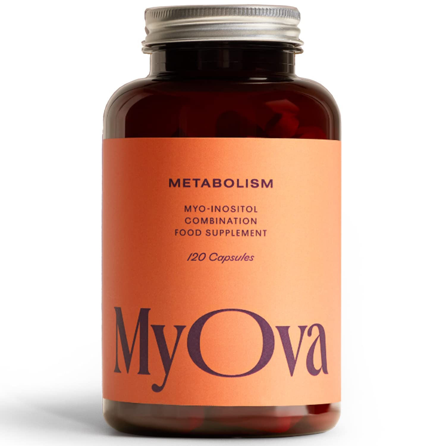 MyOva Metabolism PCOS Supplement - 120 capsules, 30-Day Supply - 2000mg 