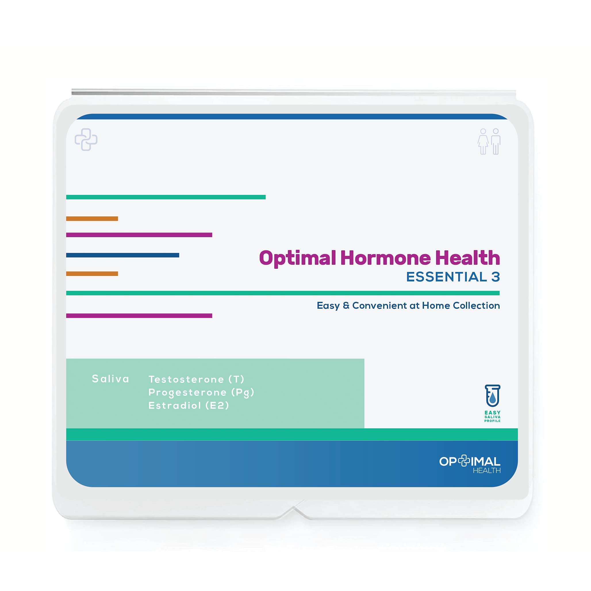 Optimal Hormone Health | at Home Lab Test Kit | Essential 3 | E2, PG, T