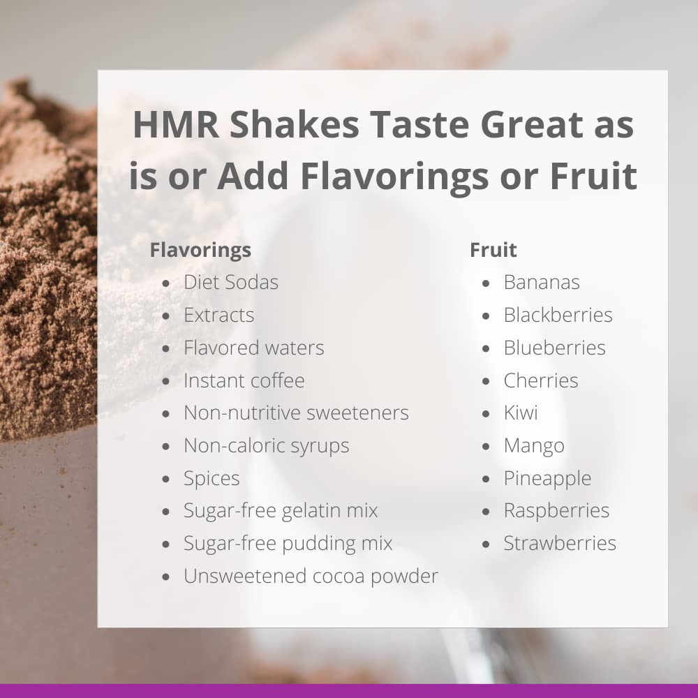 HMR 120 "Classic" Shake Meal Replacement Powder | Chocolate Shake Mix to Support